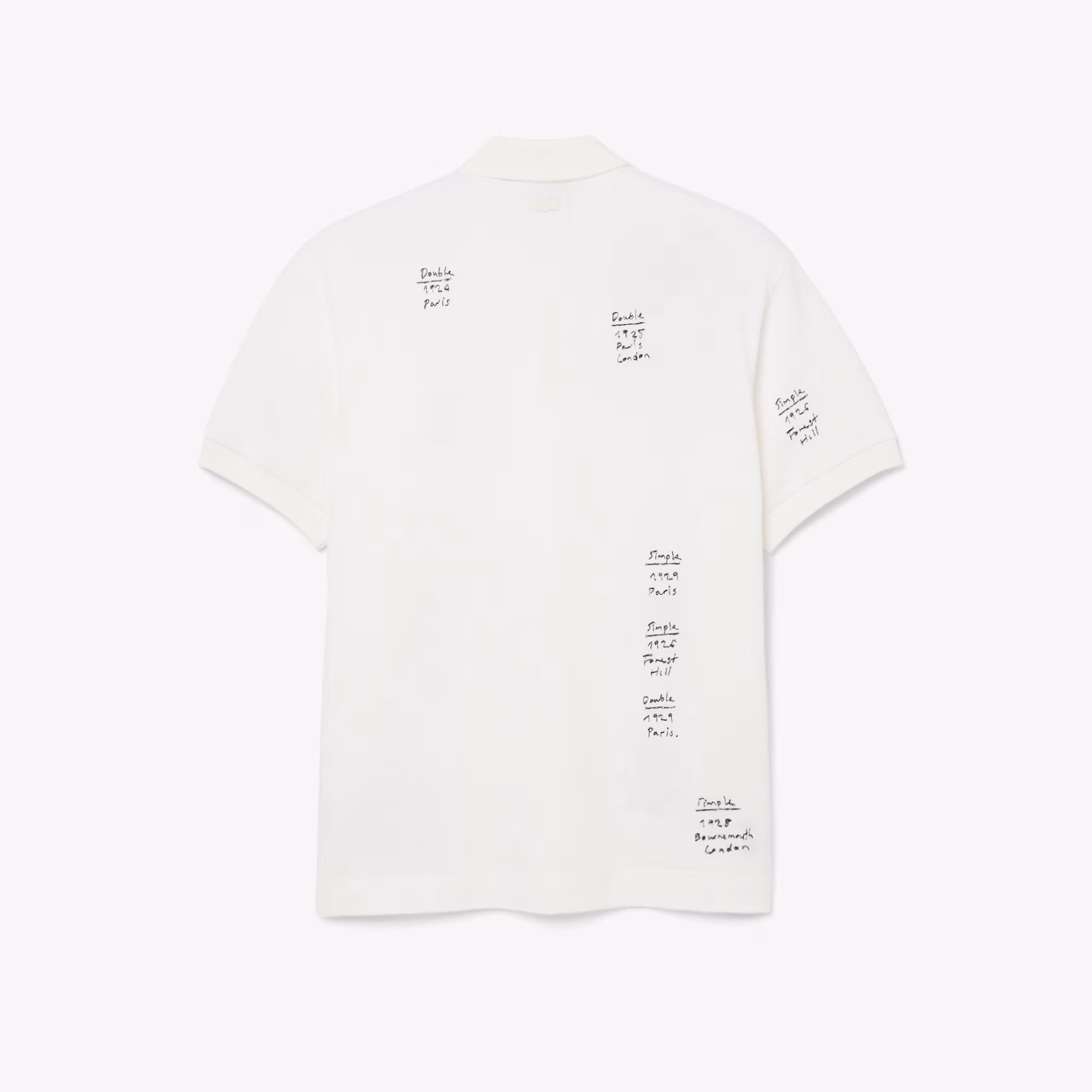 Runway Loose Fit Graphic Piqué Polo Shirt