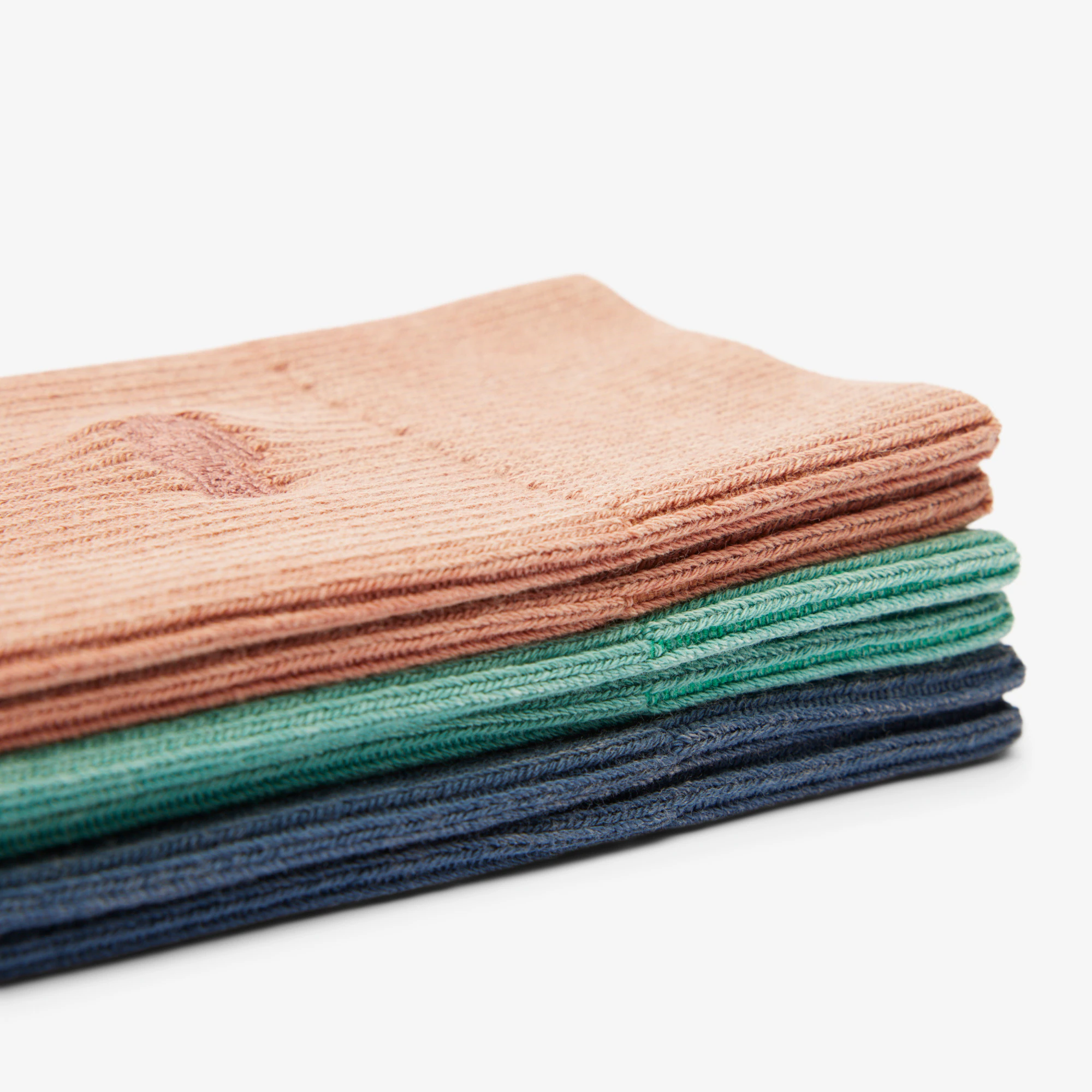 Unisex 3-Pack Ribbed Cotton Socks