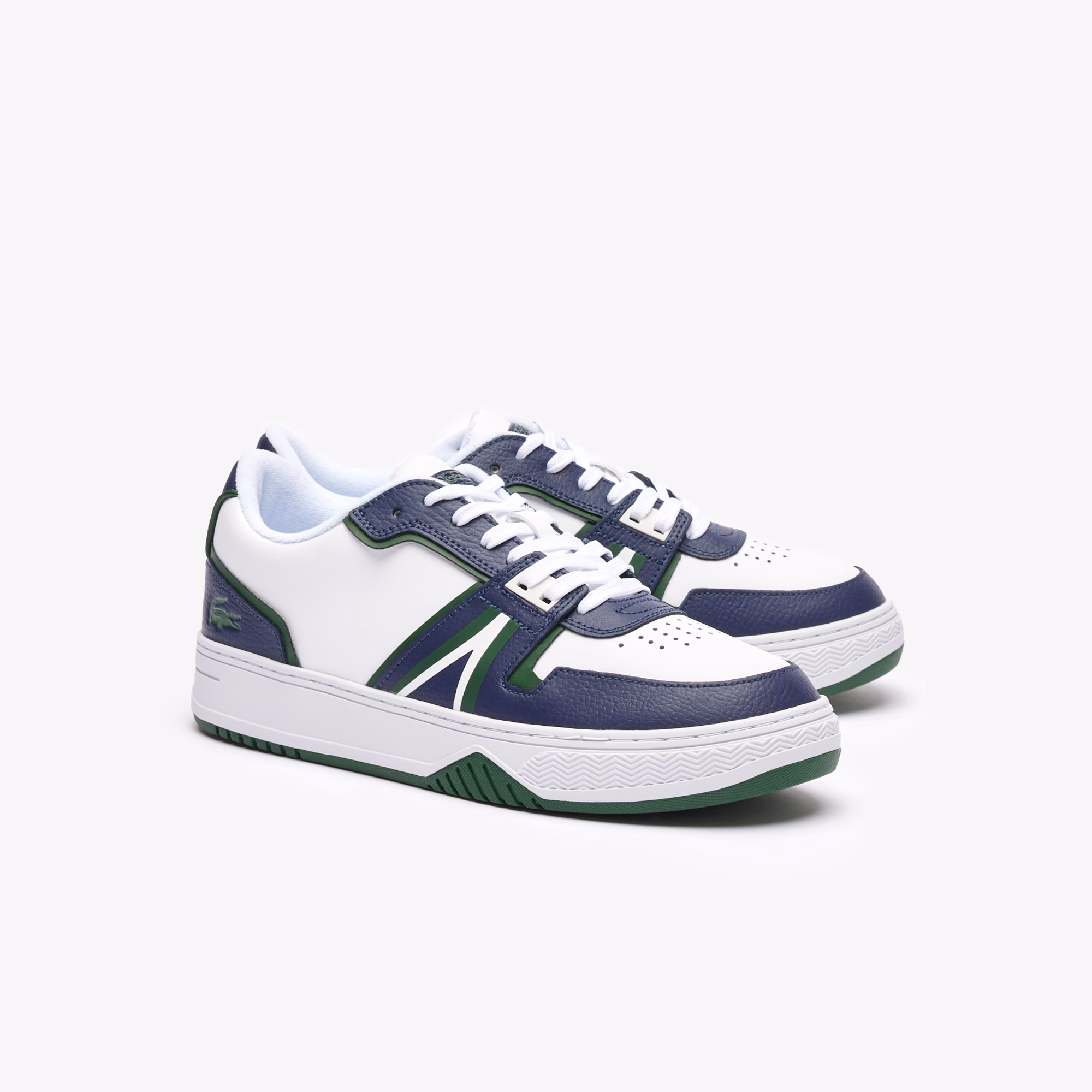 Men's L001 Contrasted Leather Sneakers