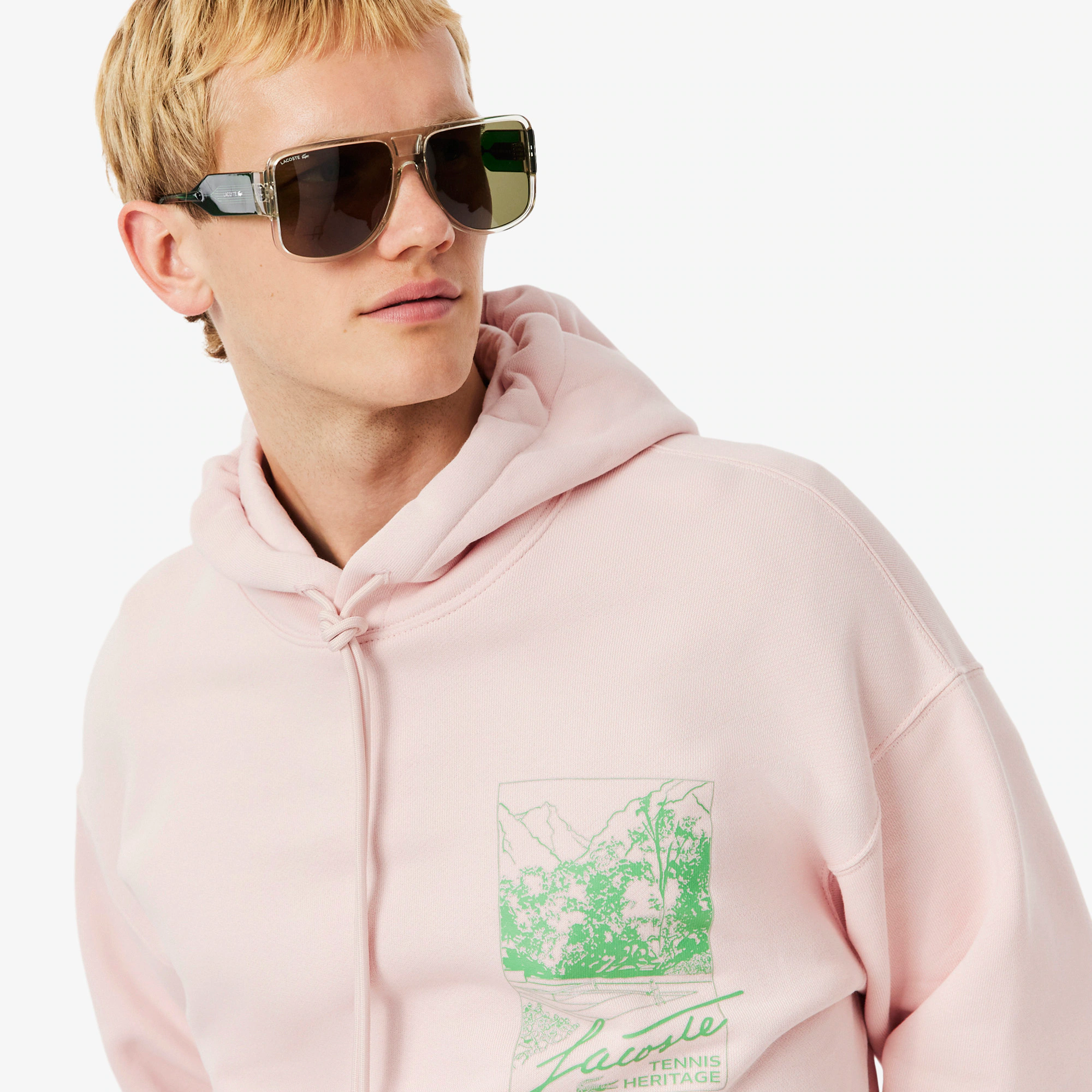 Men's Printed Fleece Hoodie