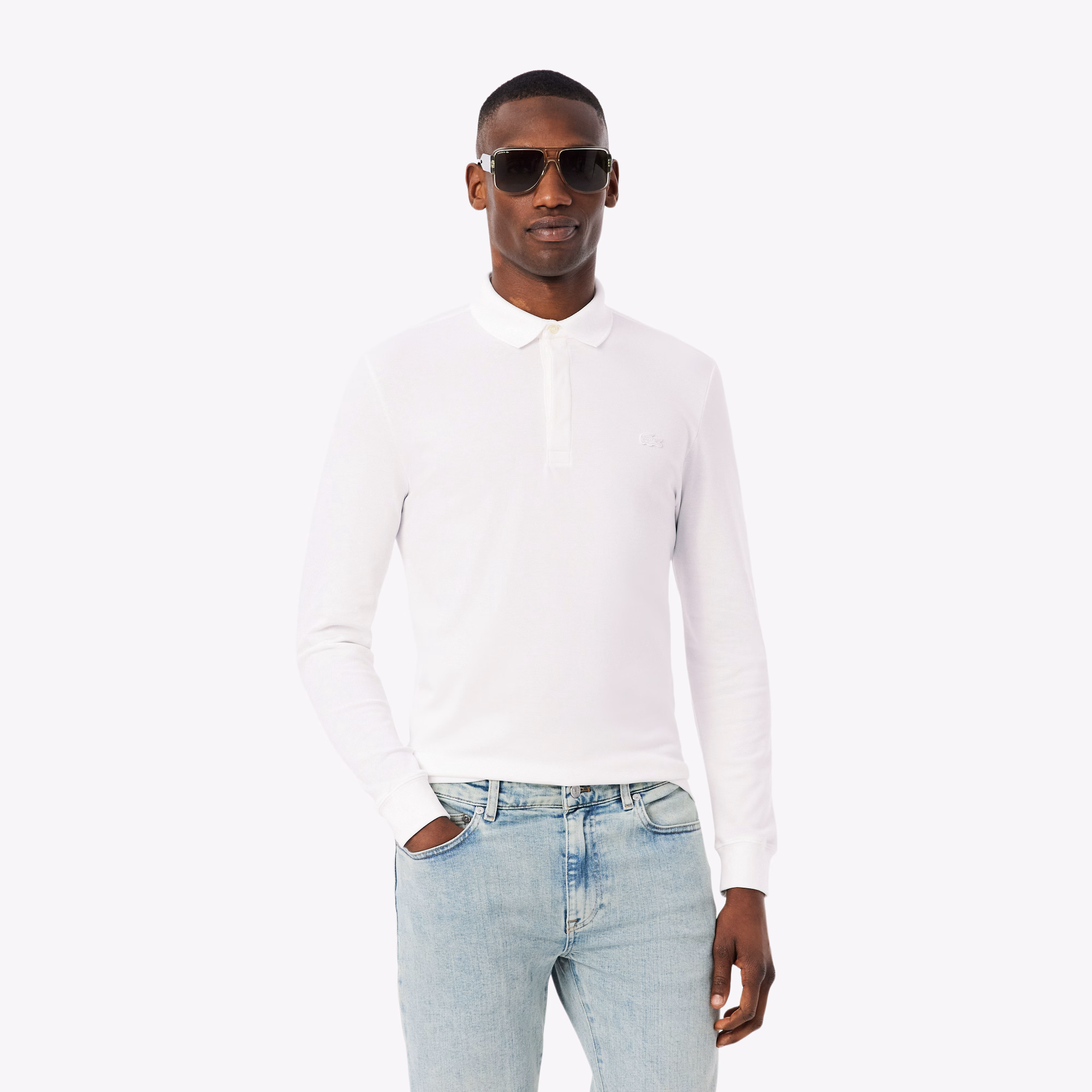 Men's Regular Fit Paris Stretch Piqué Polo