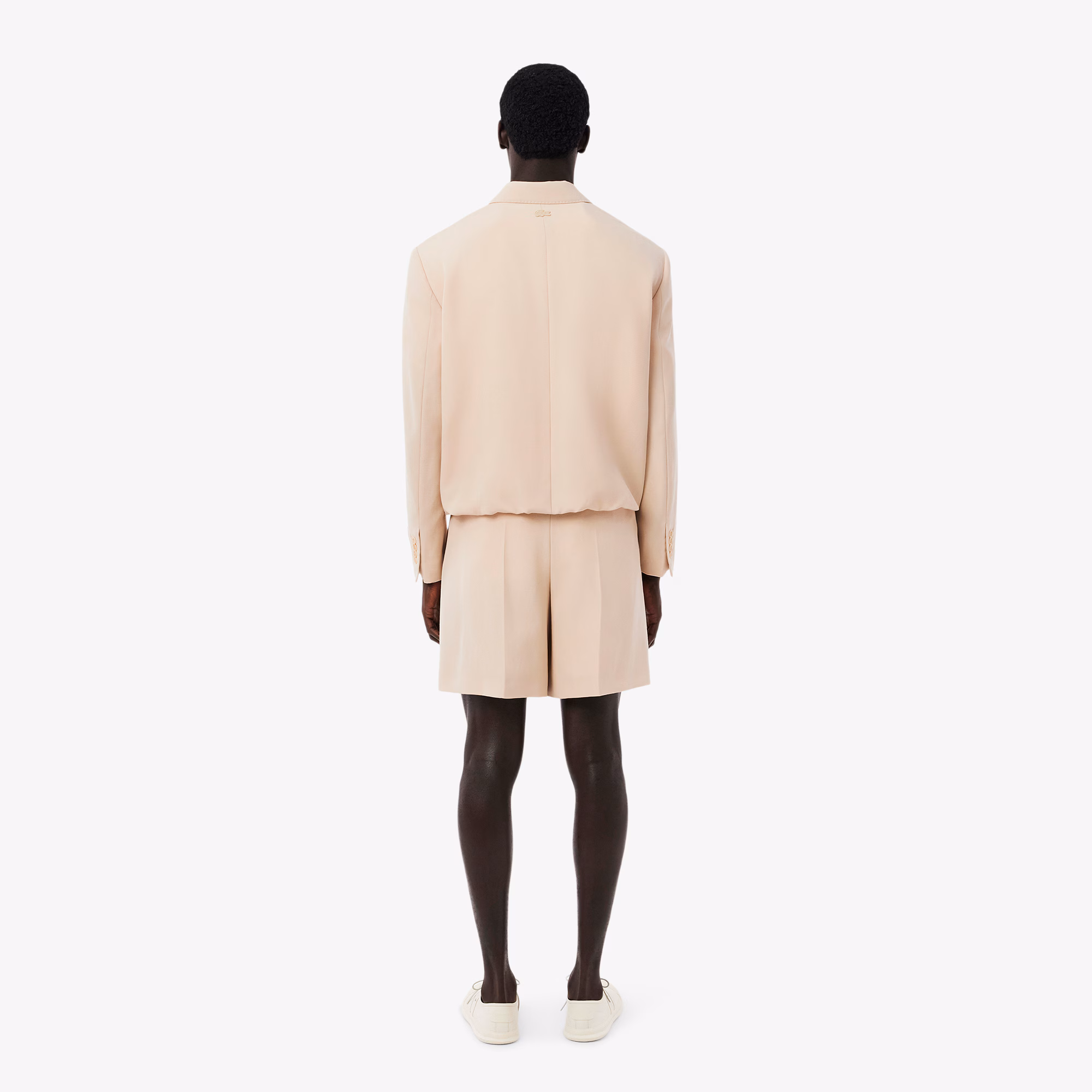 Men's Runway Fitted Wool Shorts