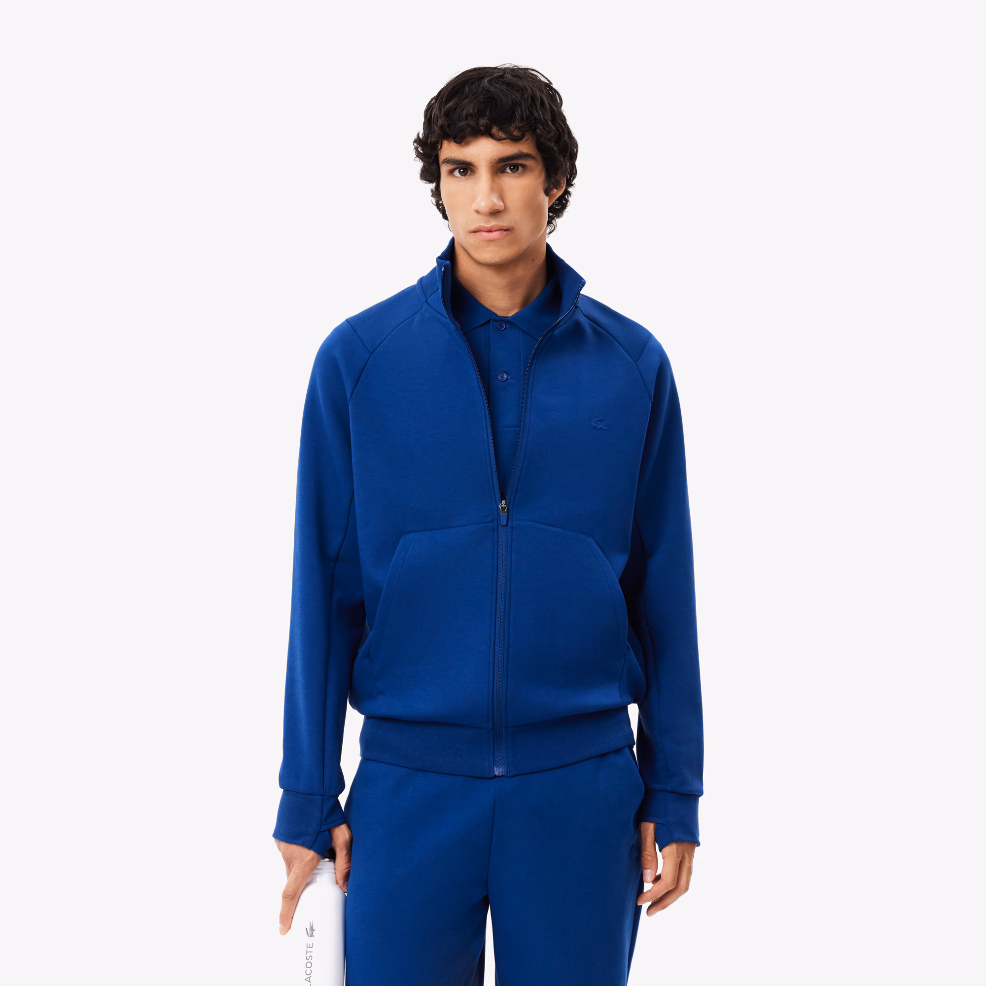 Men's High-Neck Zip-Up Sweatshirt