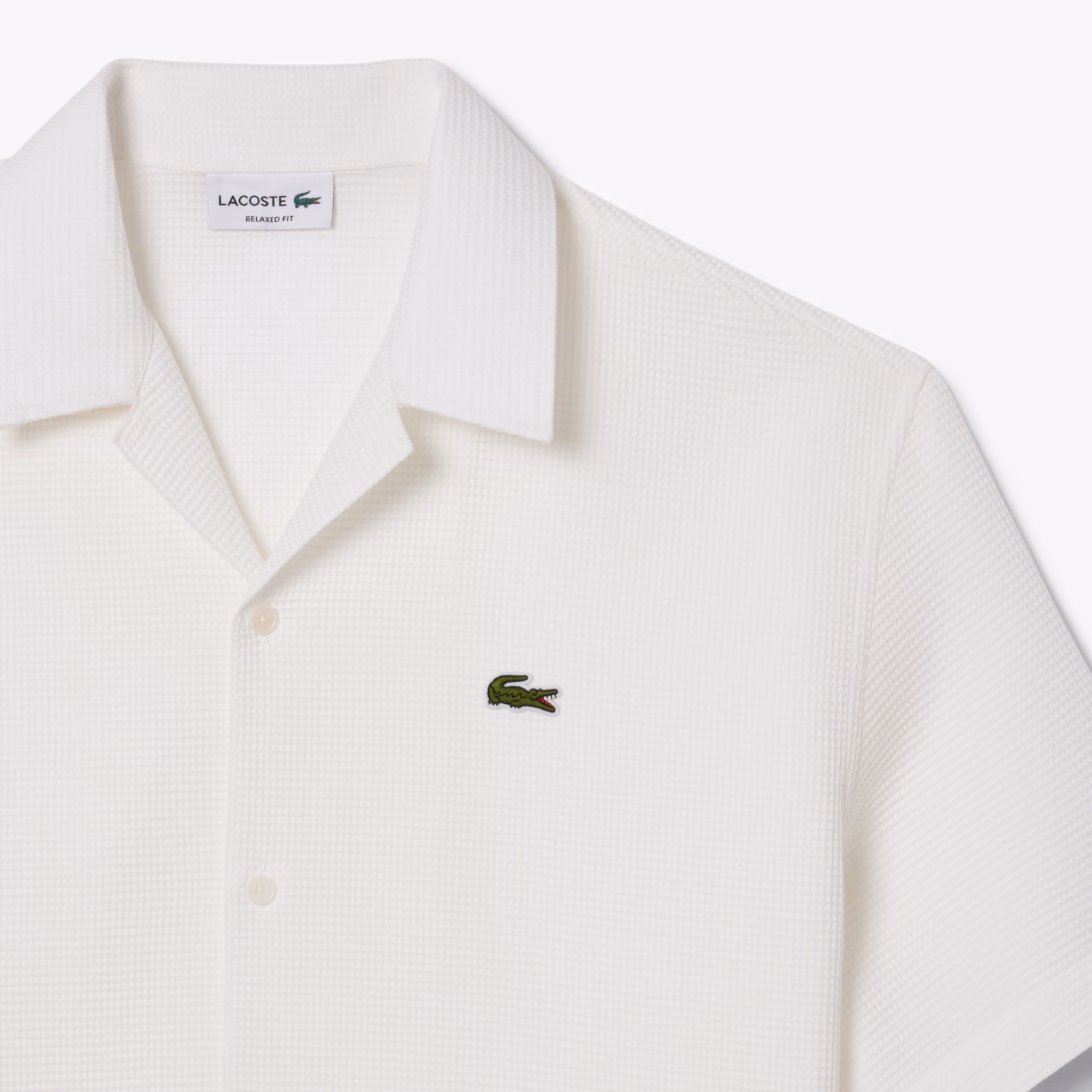 Men's Relaxed Fit Waffle Texture Shirt