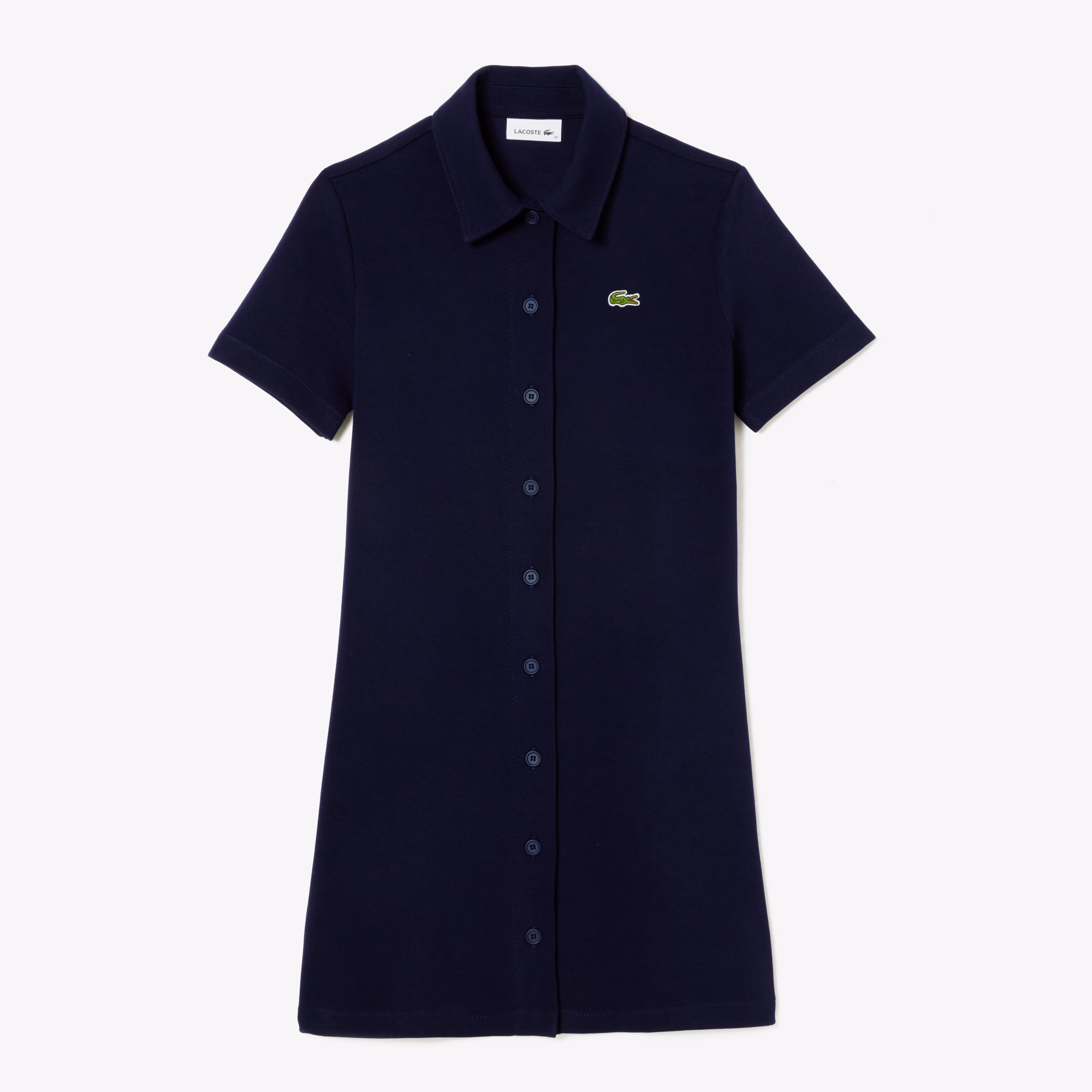 Women's Heavy Piqué Buttoned Polo Dress