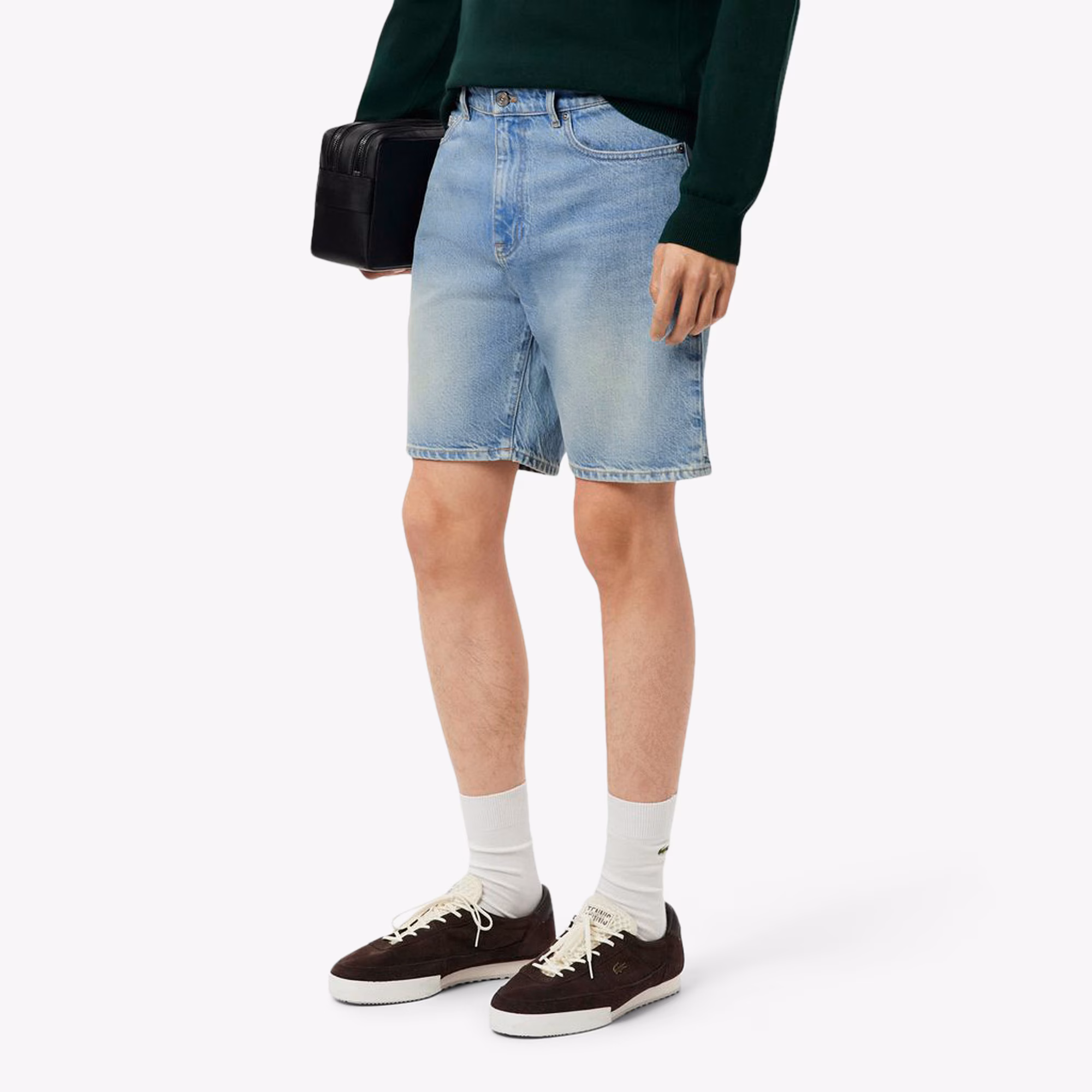 Men's Straight Cut Denim Shorts