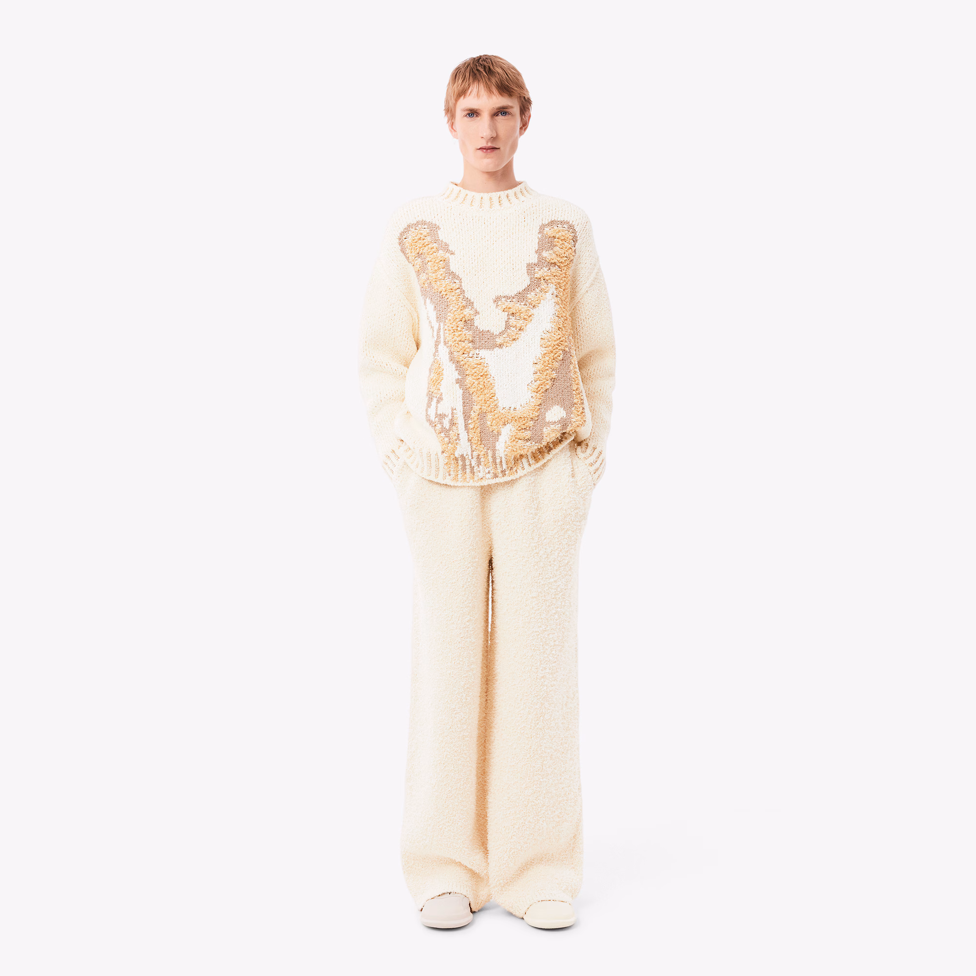 Men's Runway Oversized Knit Track Pants