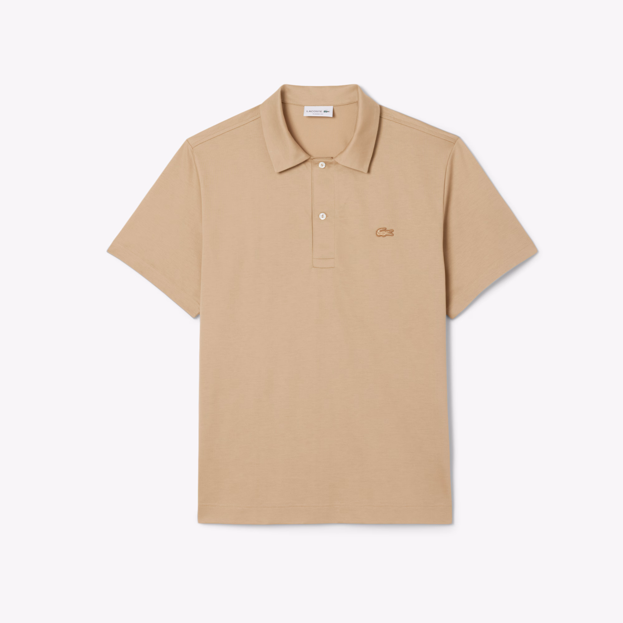 Men's Paris Classic Fit Open Neck Embroidered Polo