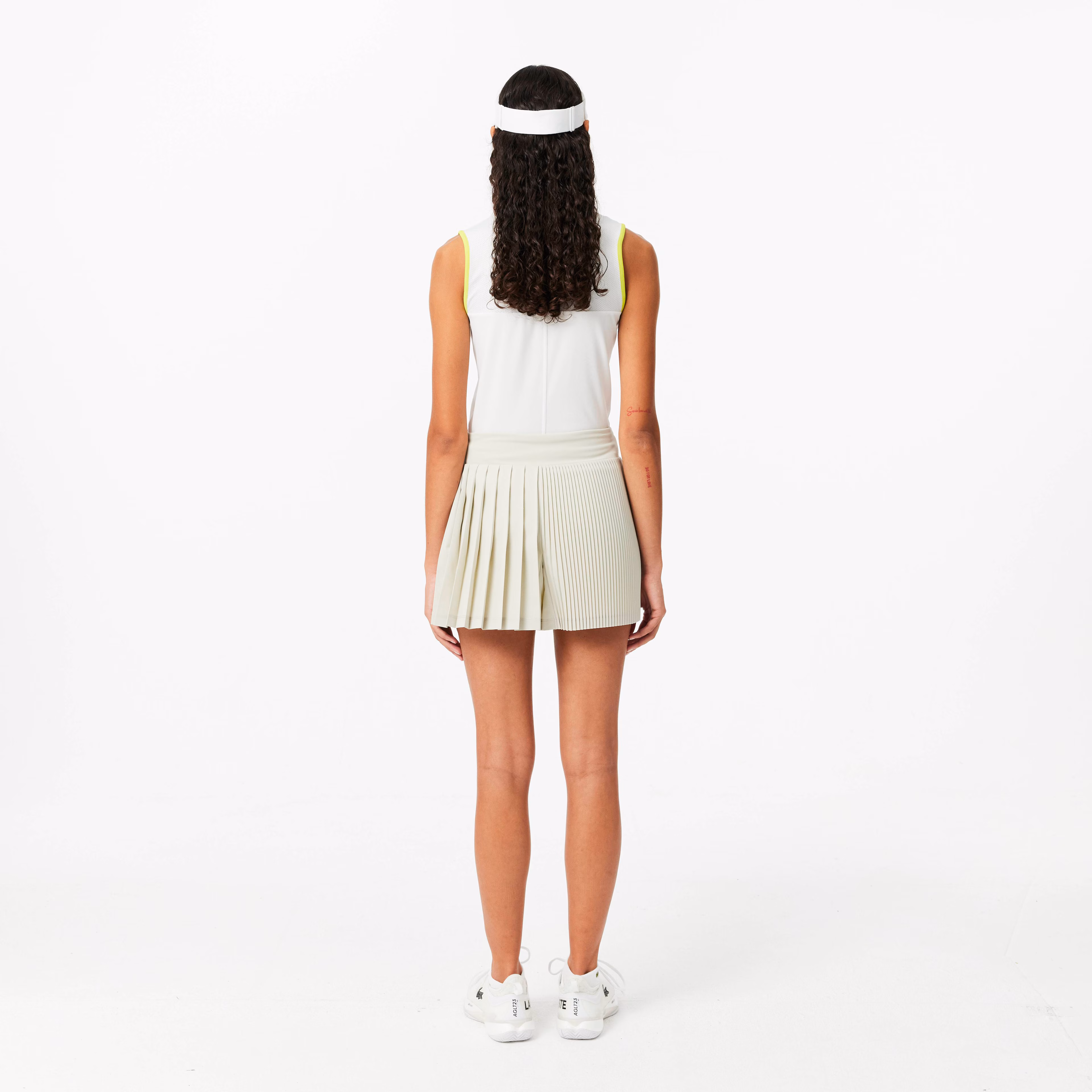 Women's Pleated Lined Tennis Shorts