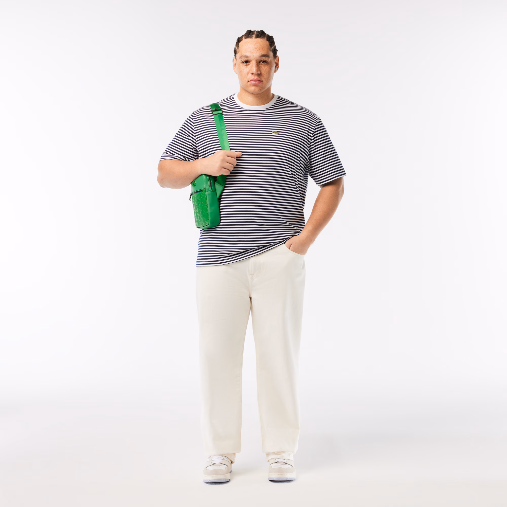 Men's Striped Heavy Cotton T-Shirt