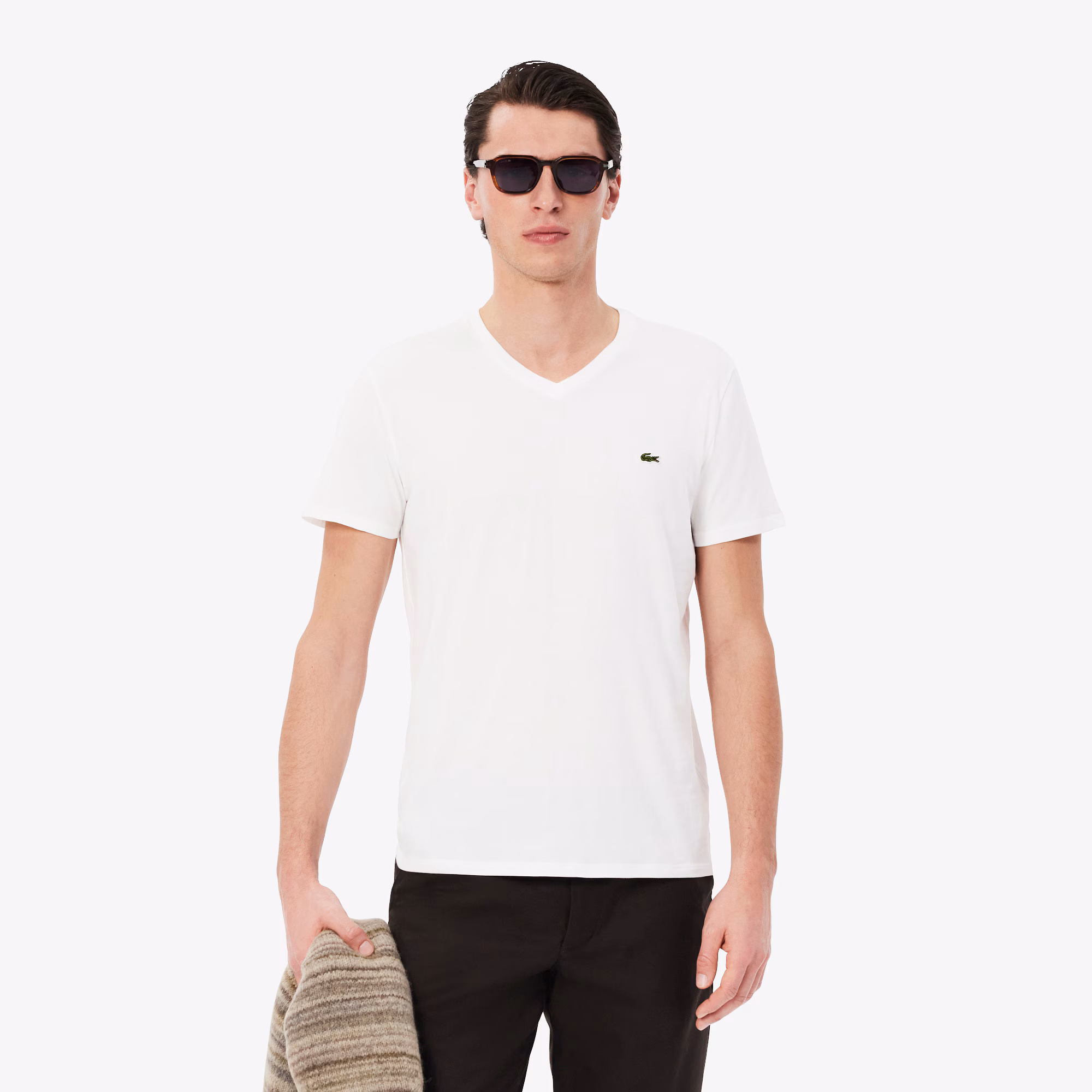 Men's Lightweight Pima Cotton V-Neck T-Shirt