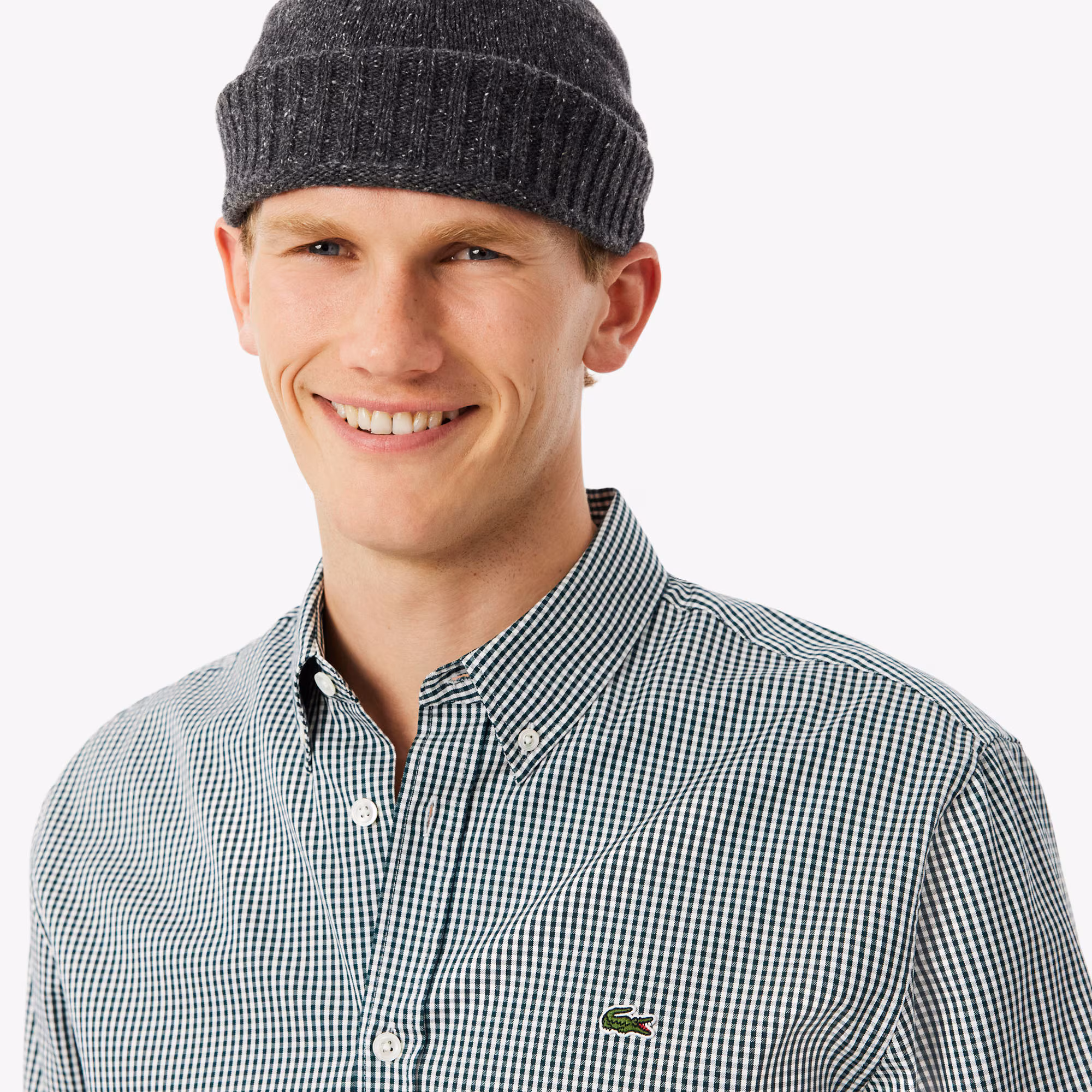 Men's Regular Fit Checked Cotton Shirt