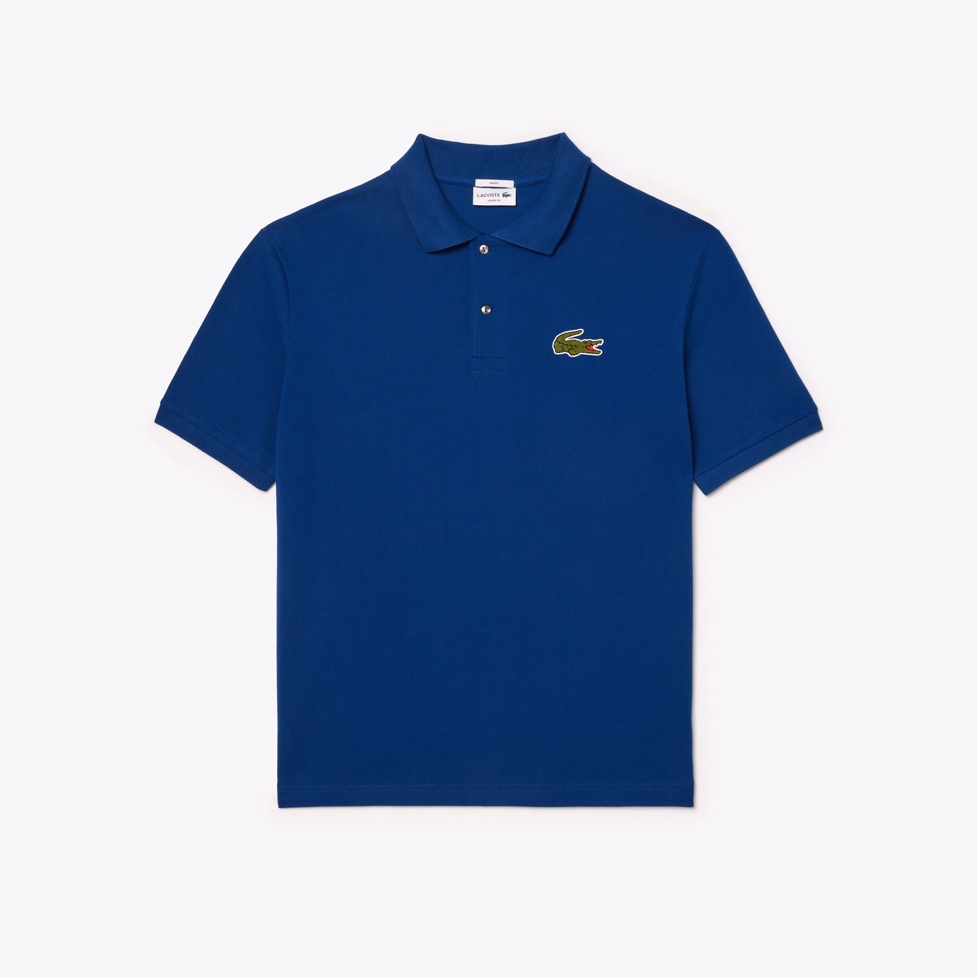 Unisex Loose Fit L.12.12 Piqué Badge Polo