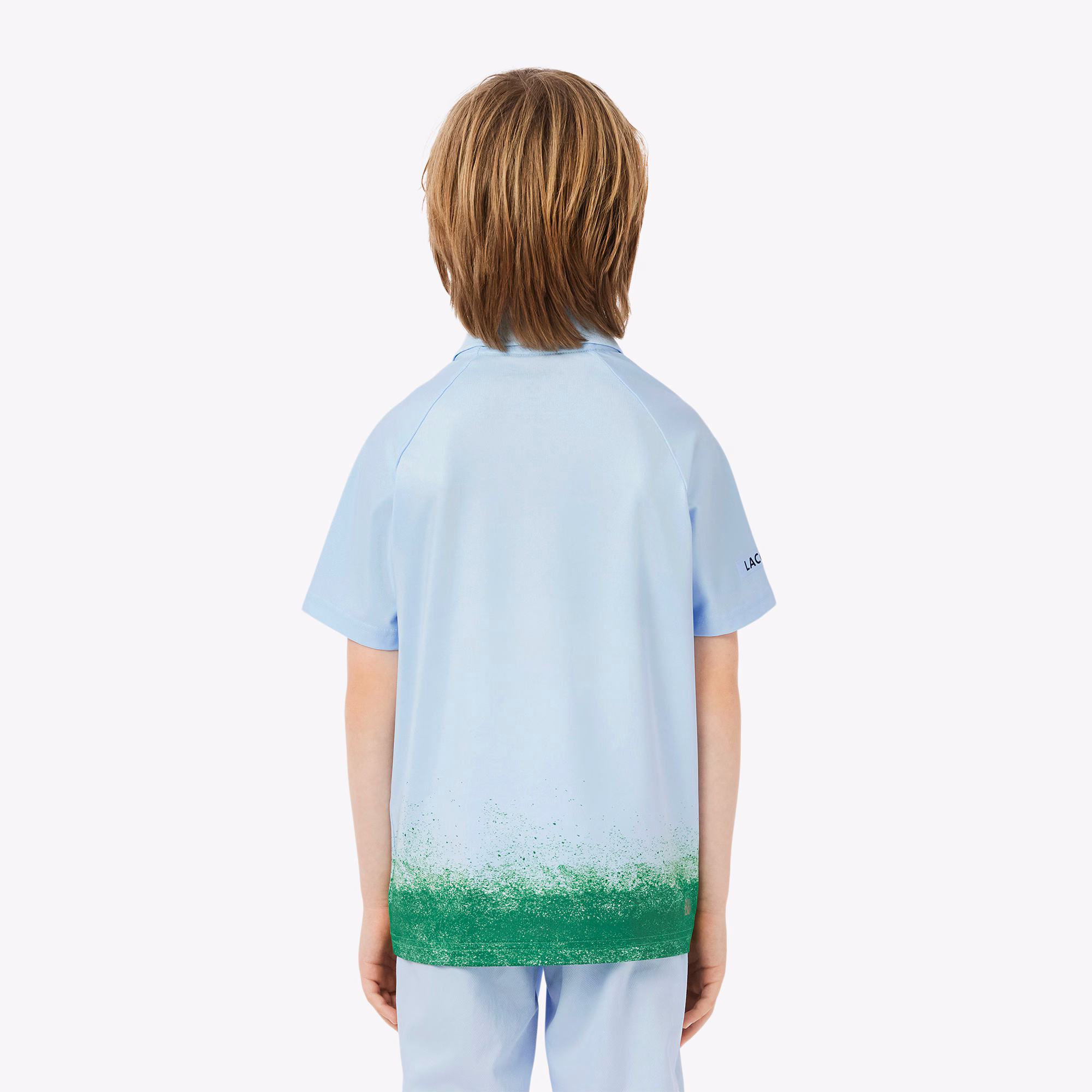 Kids' Lacoste x Daniil Medvedev Stretch Jersey Polo