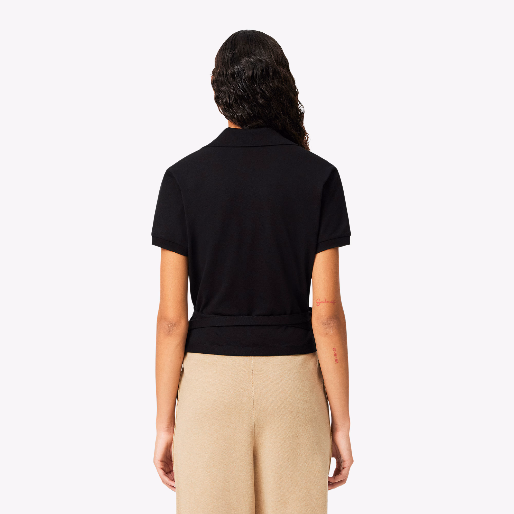 Women's Stretch Mini Piqué Wrap Polo