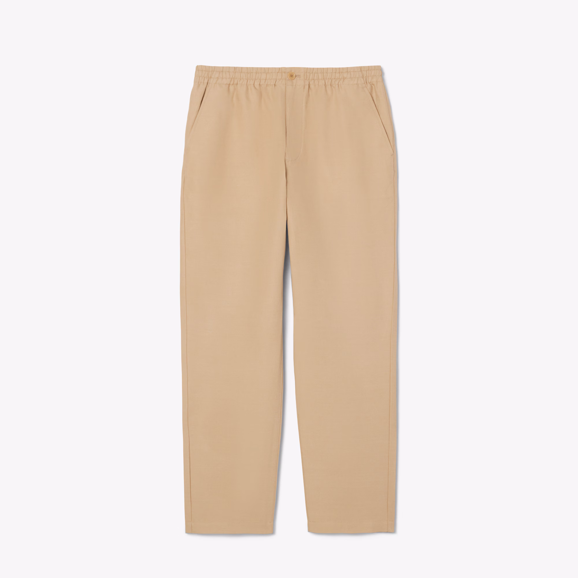 Men's Regular Fit Linen Twill Pants