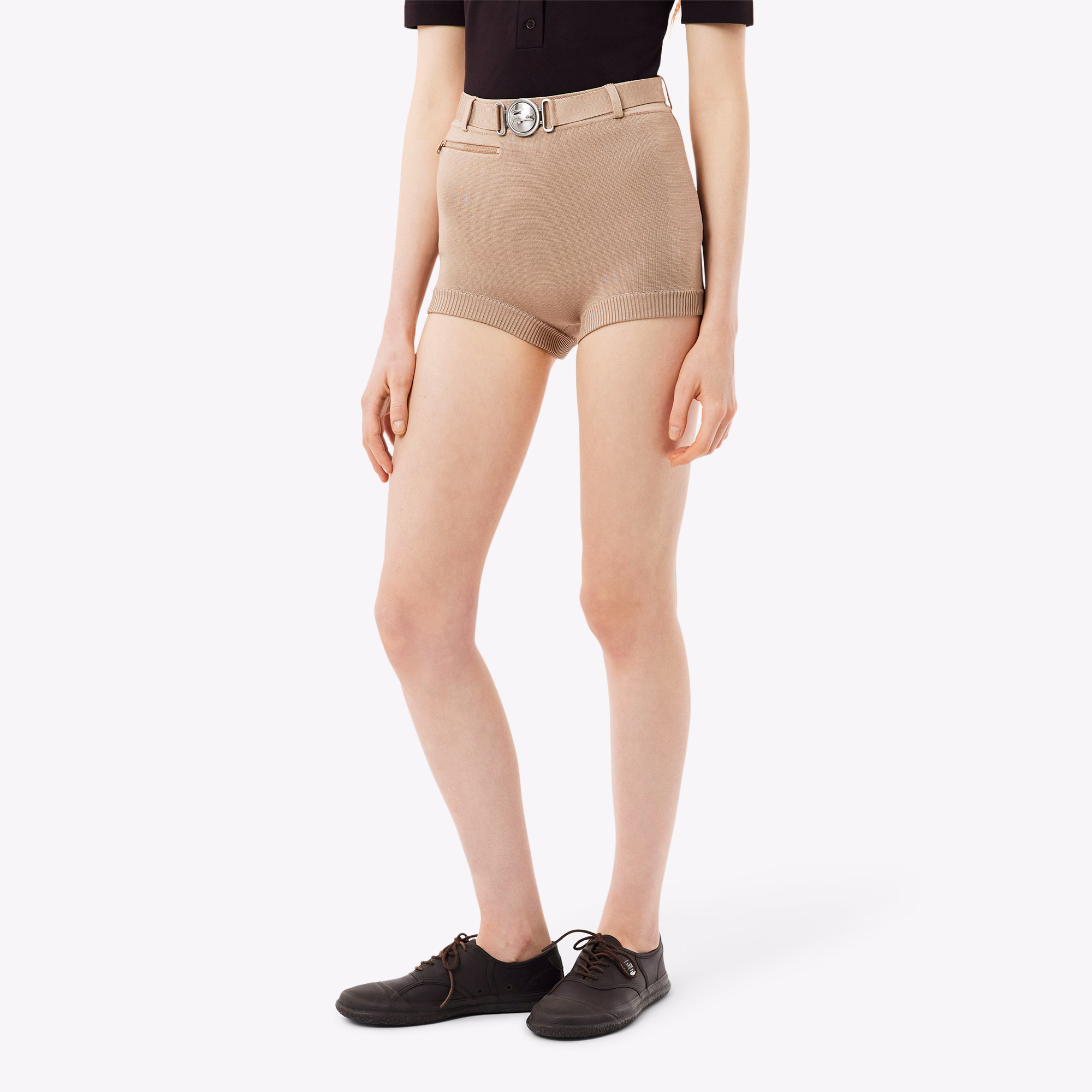 Women's Runway Crocodile Mini Shorts