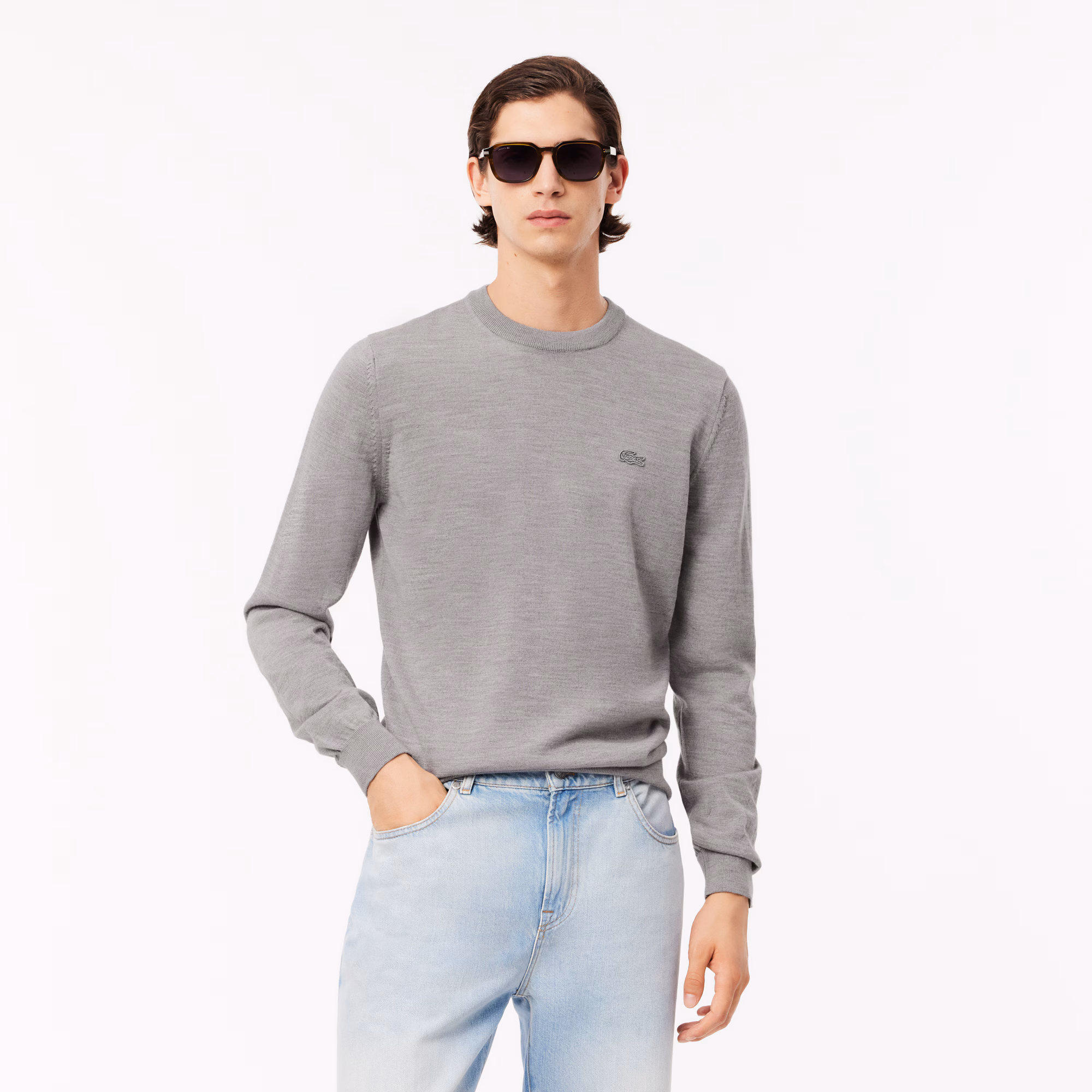 Men's Merino Wool Crew Neck Sweater