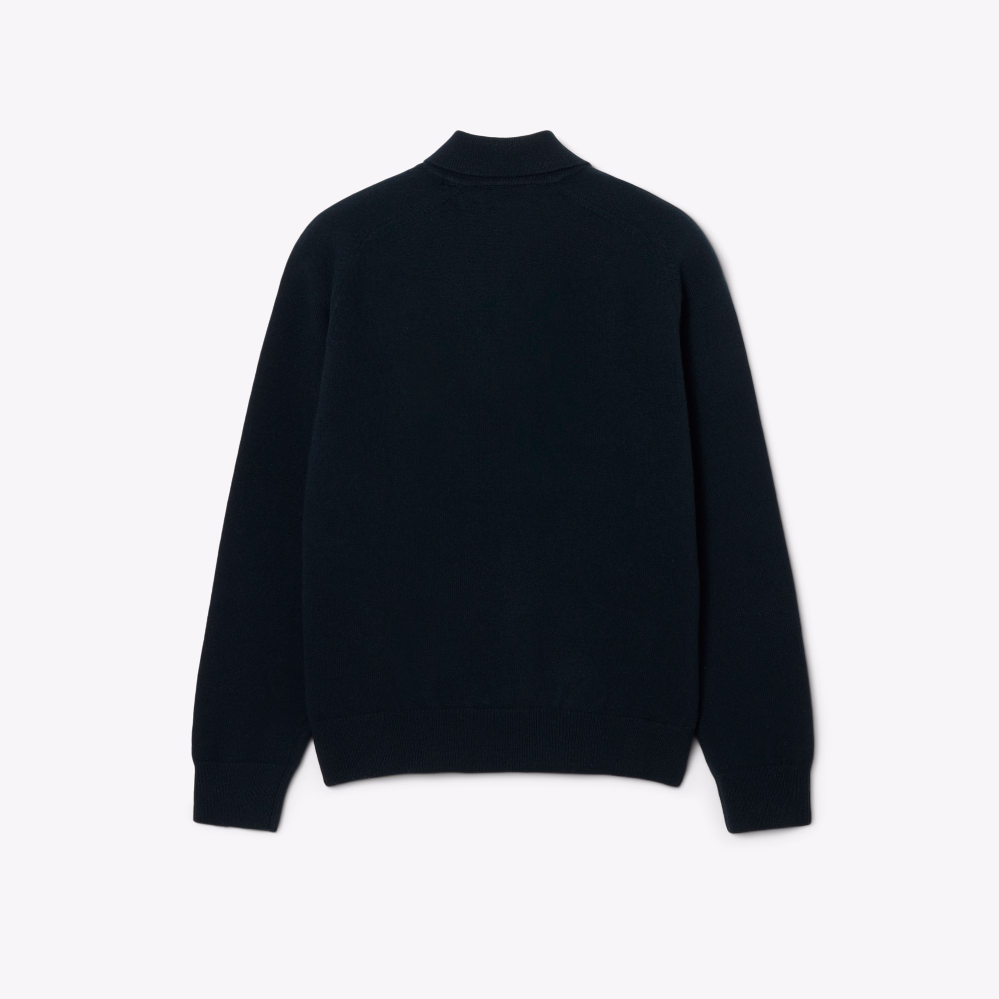 Runway Felted Wool Polo Collar Sweater