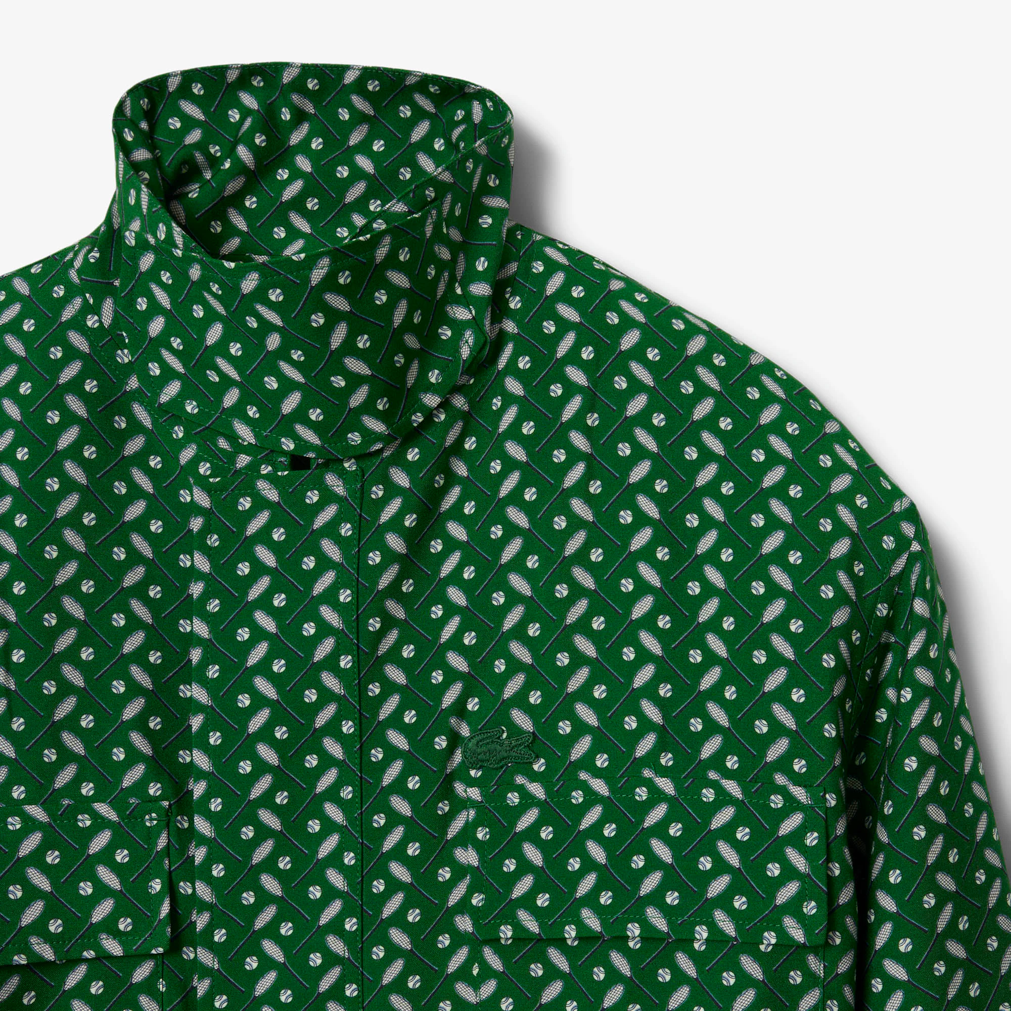 Runway Regular Fit Printed Satin Shirt