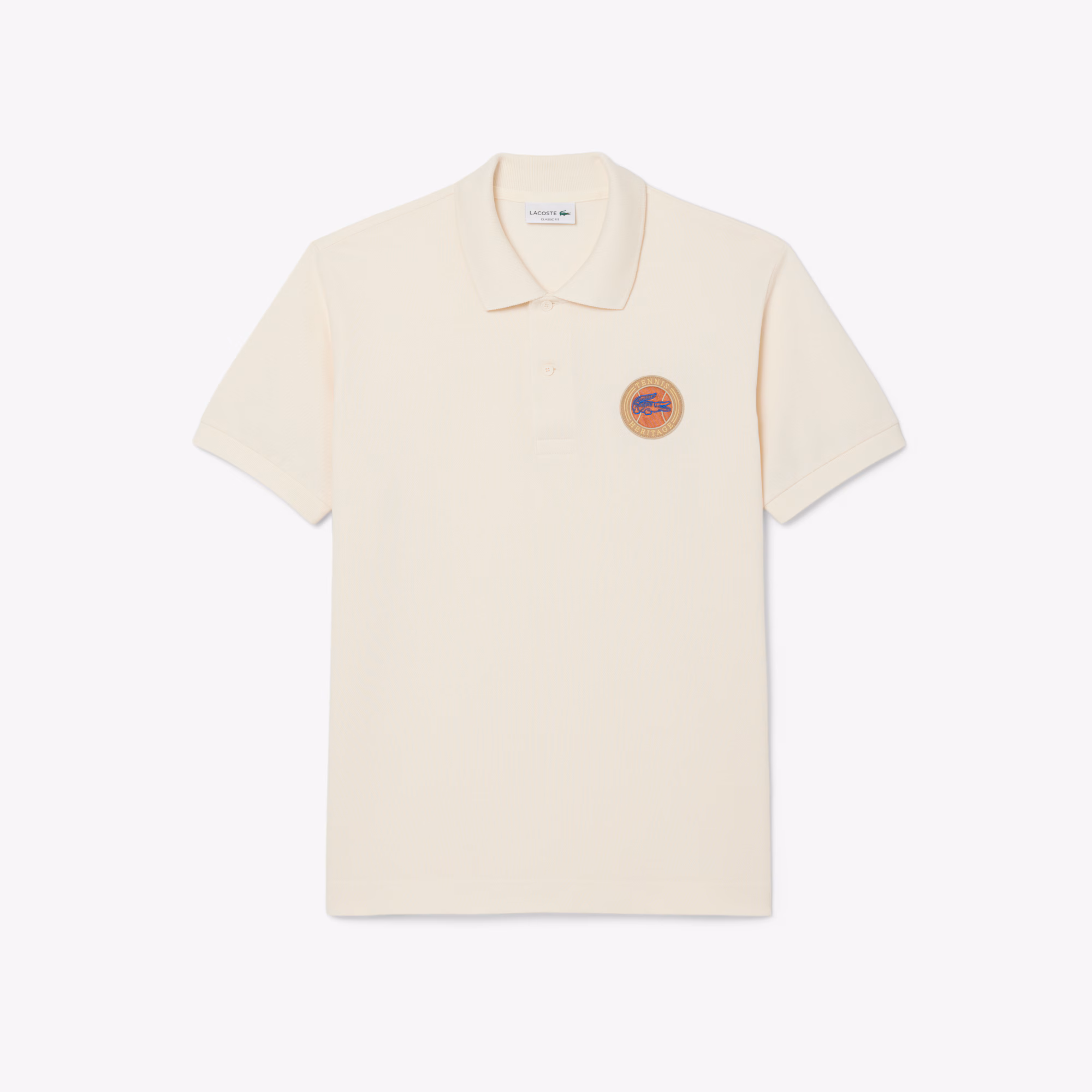 Men's Classic Fit Petit Piqué Badge Polo