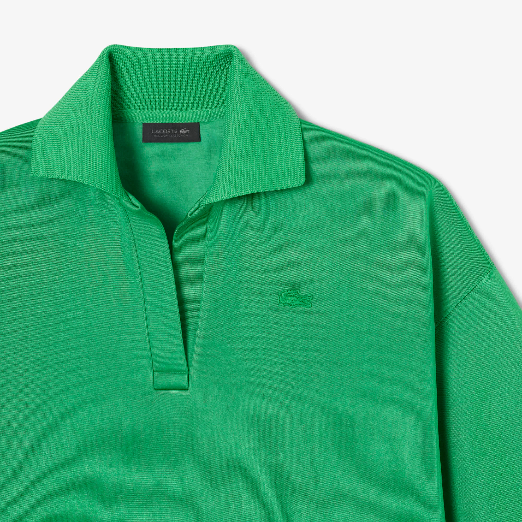 Women's Runway Boxy Polo Collar Sweatshirt