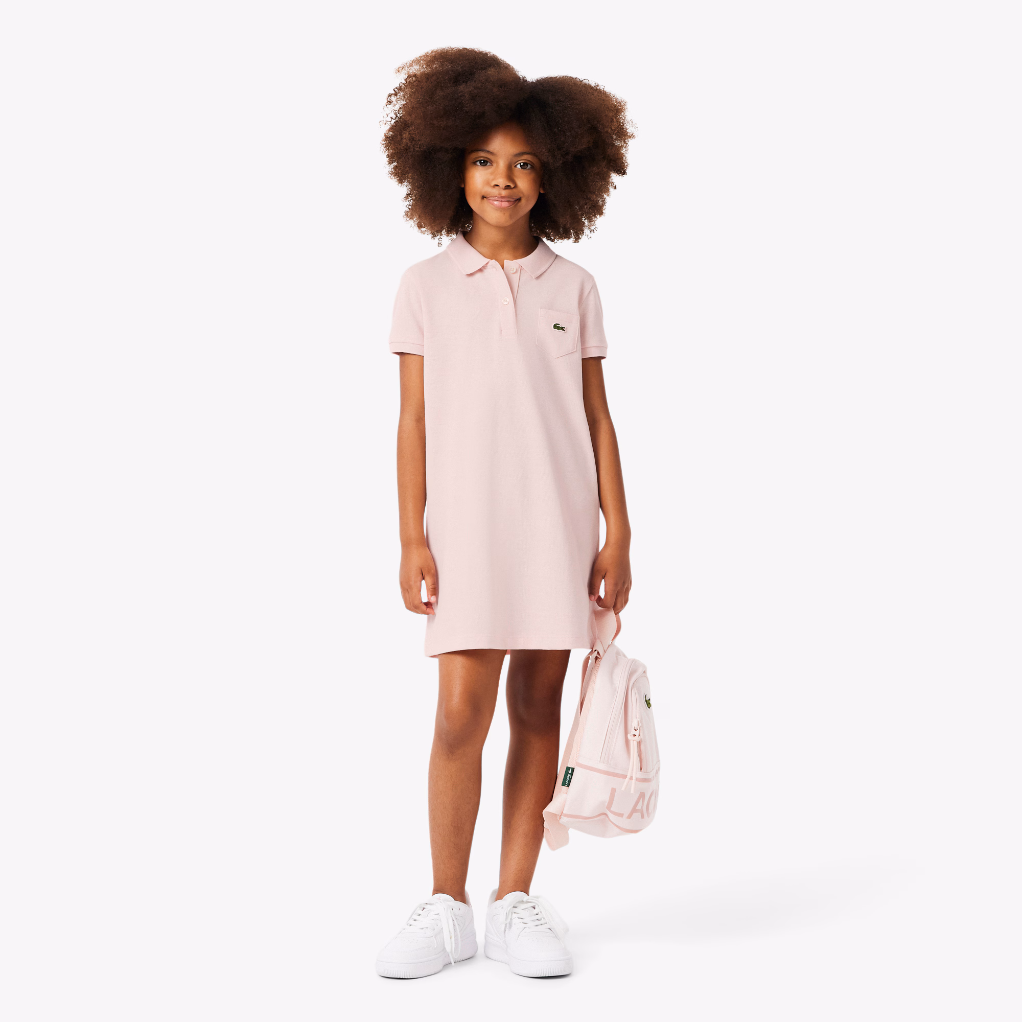 Girls' Piqué Polo Dress