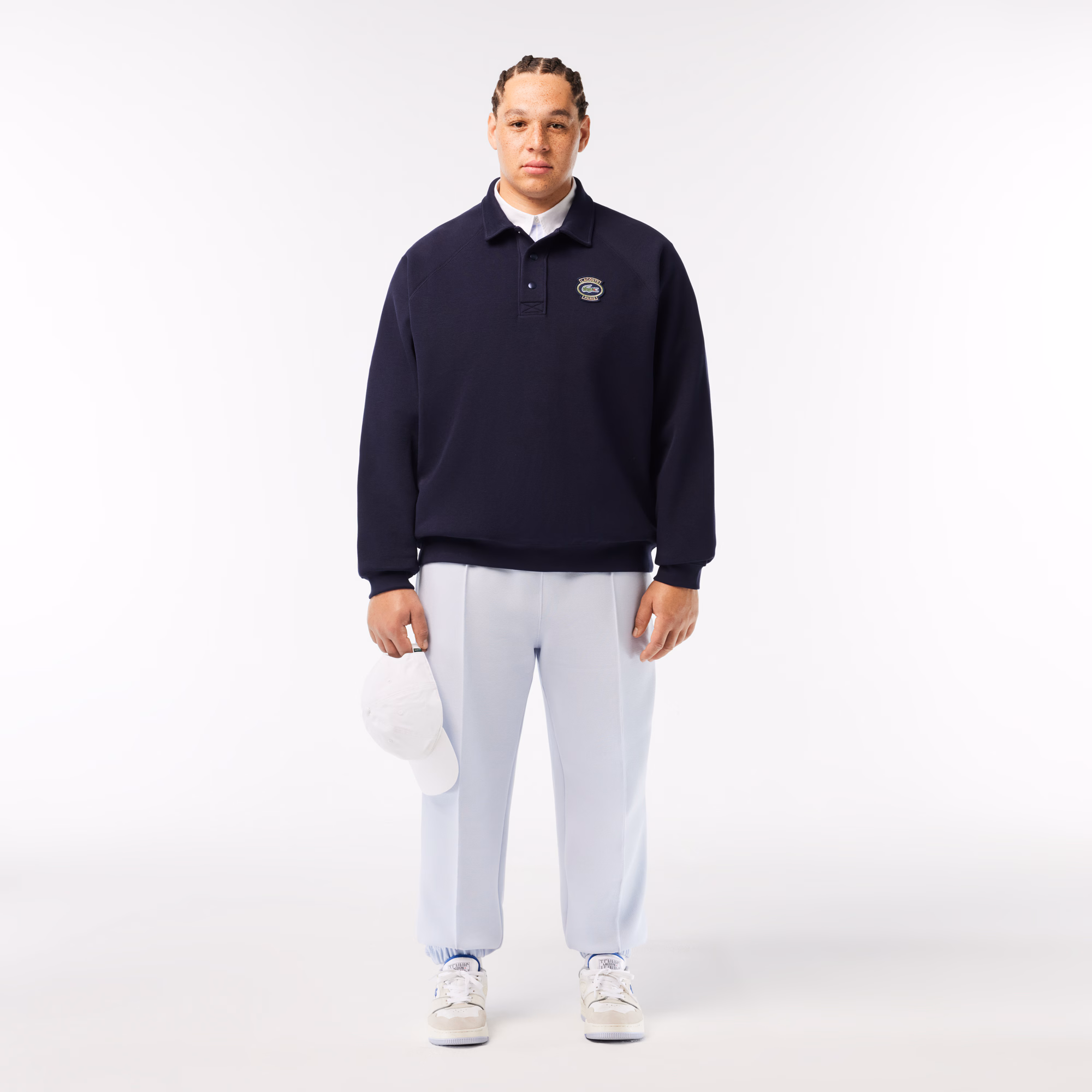 Men's Loose Fit Piqué Sweatshirt