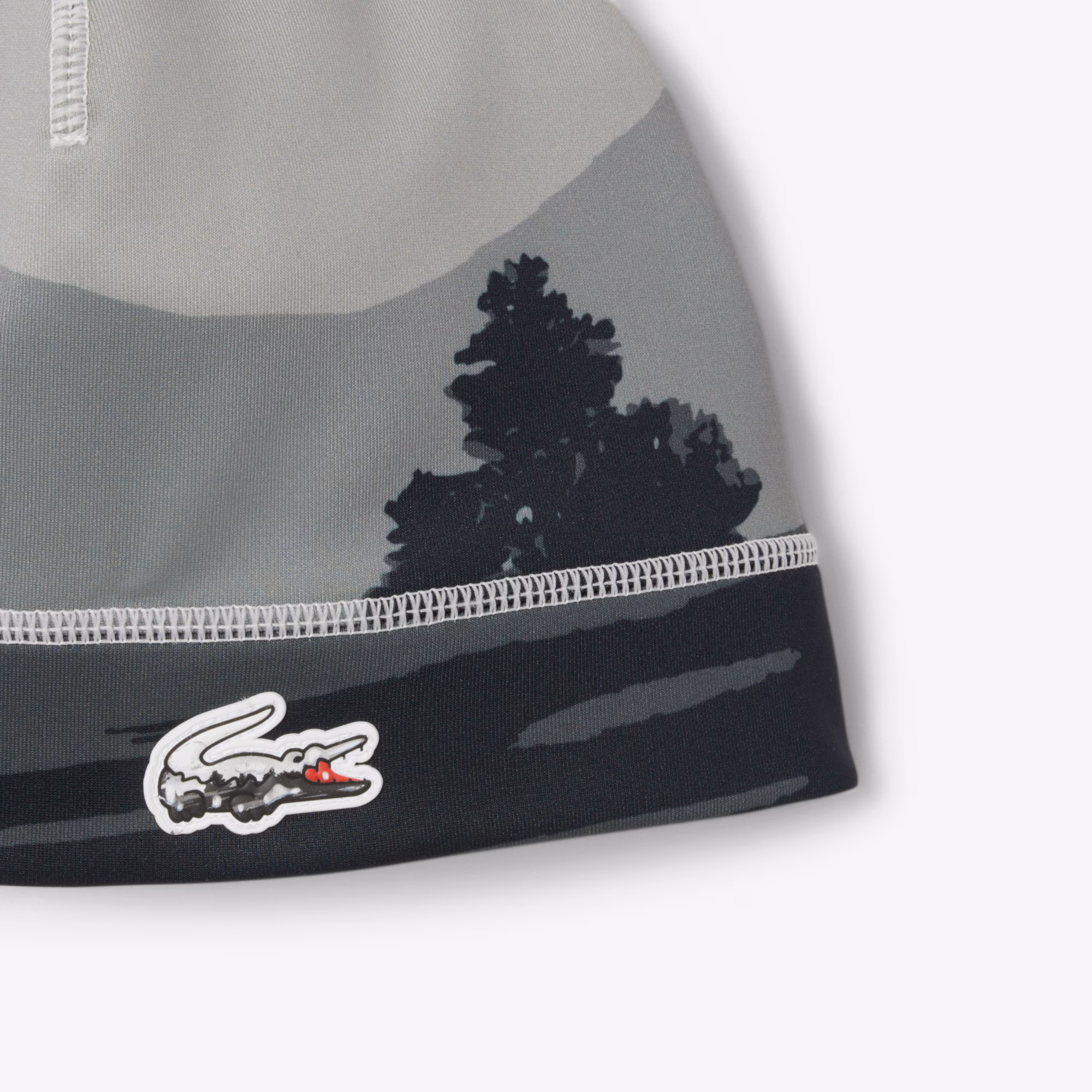 Men's Sport Landscape Print Fleece Beanie