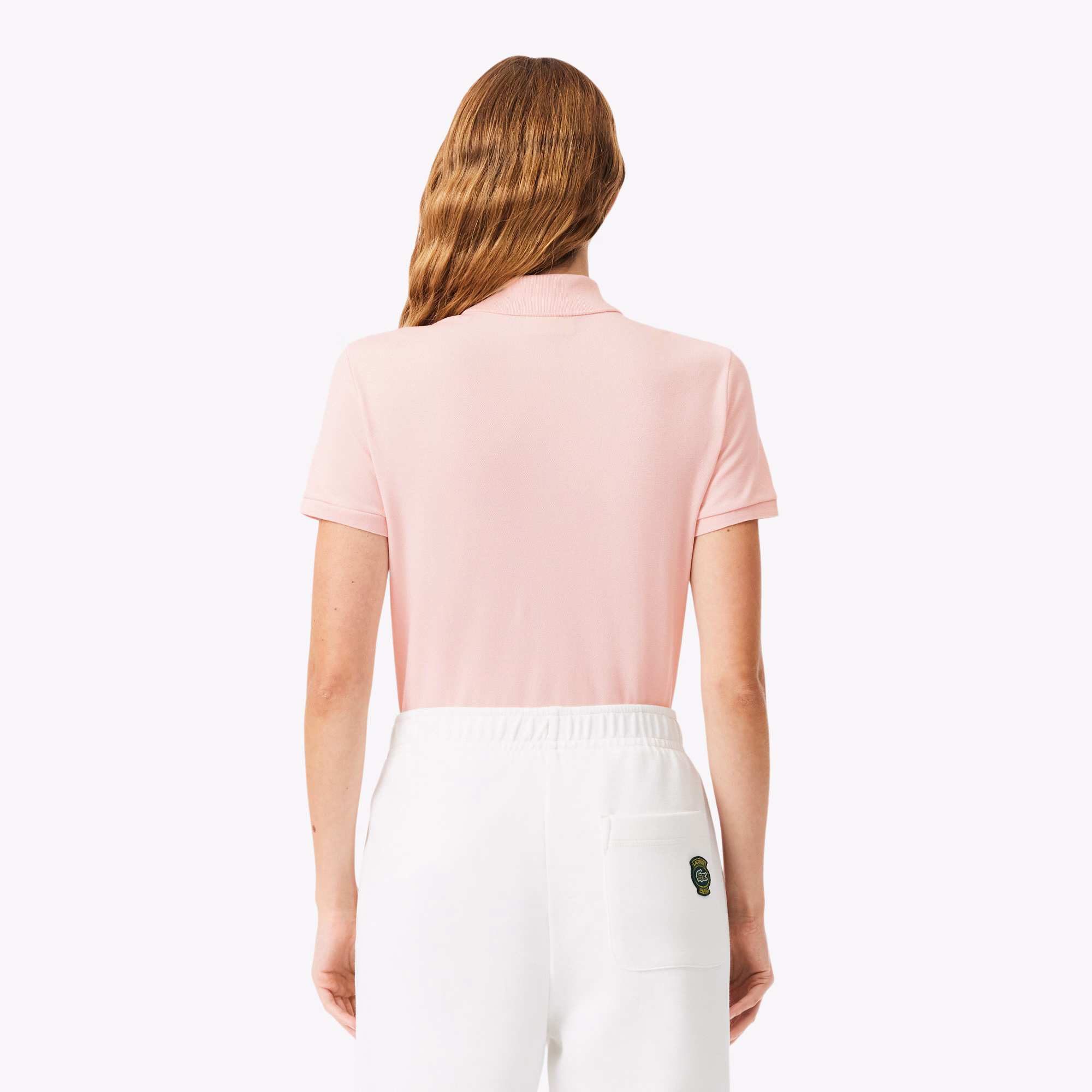 Women's L.12.D Slim Fit Stretch Mini Piqué Polo