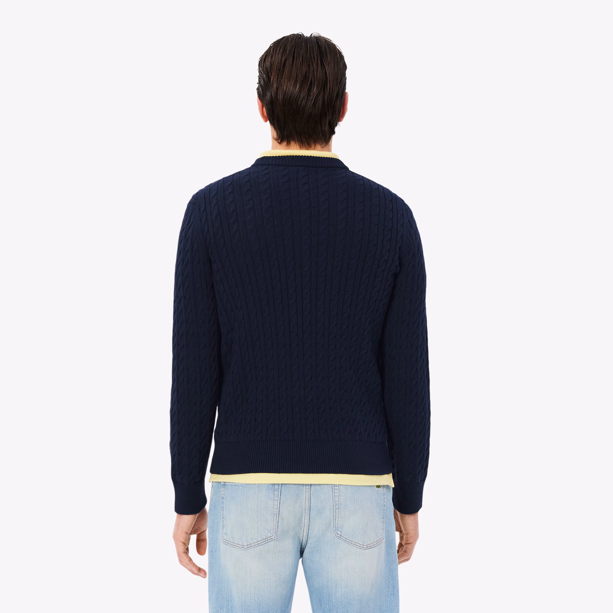 Men's Cable Knit Cotton Sweater