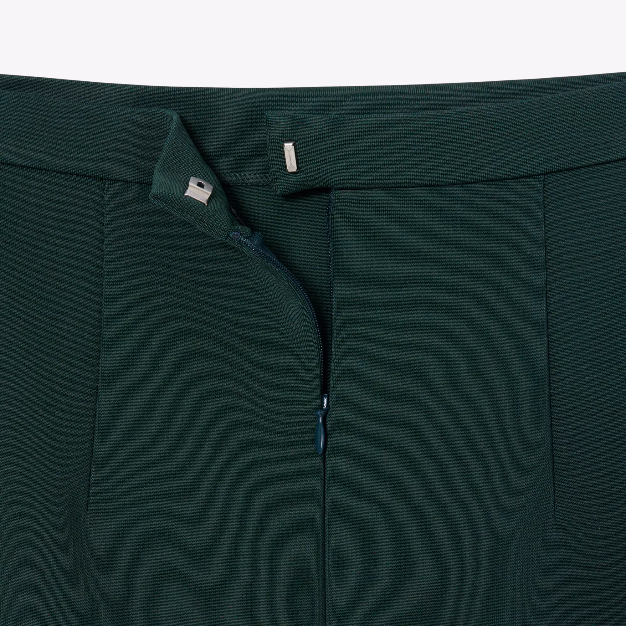 Women's Runway Pleated Satin Skirt