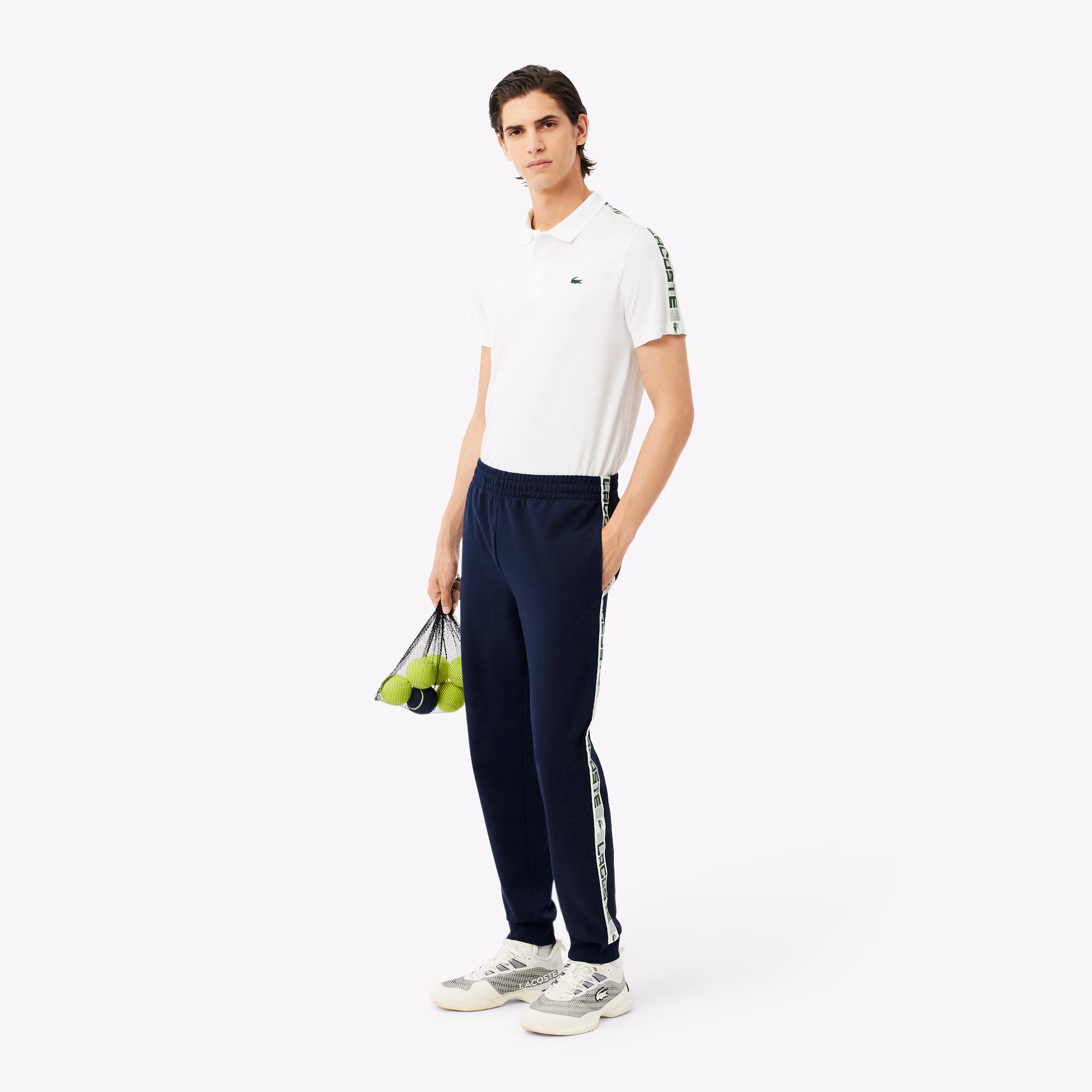 Men's Tennis Logo Stripe Tracksuit Pants