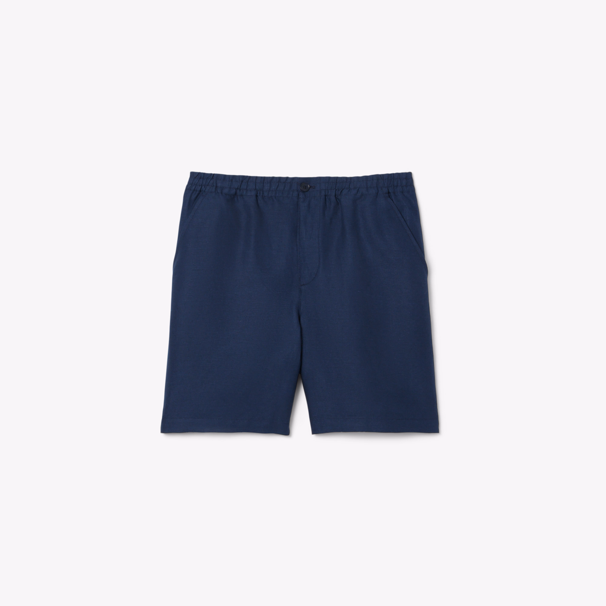 Men's Regular Fit Wool Blend Shorts