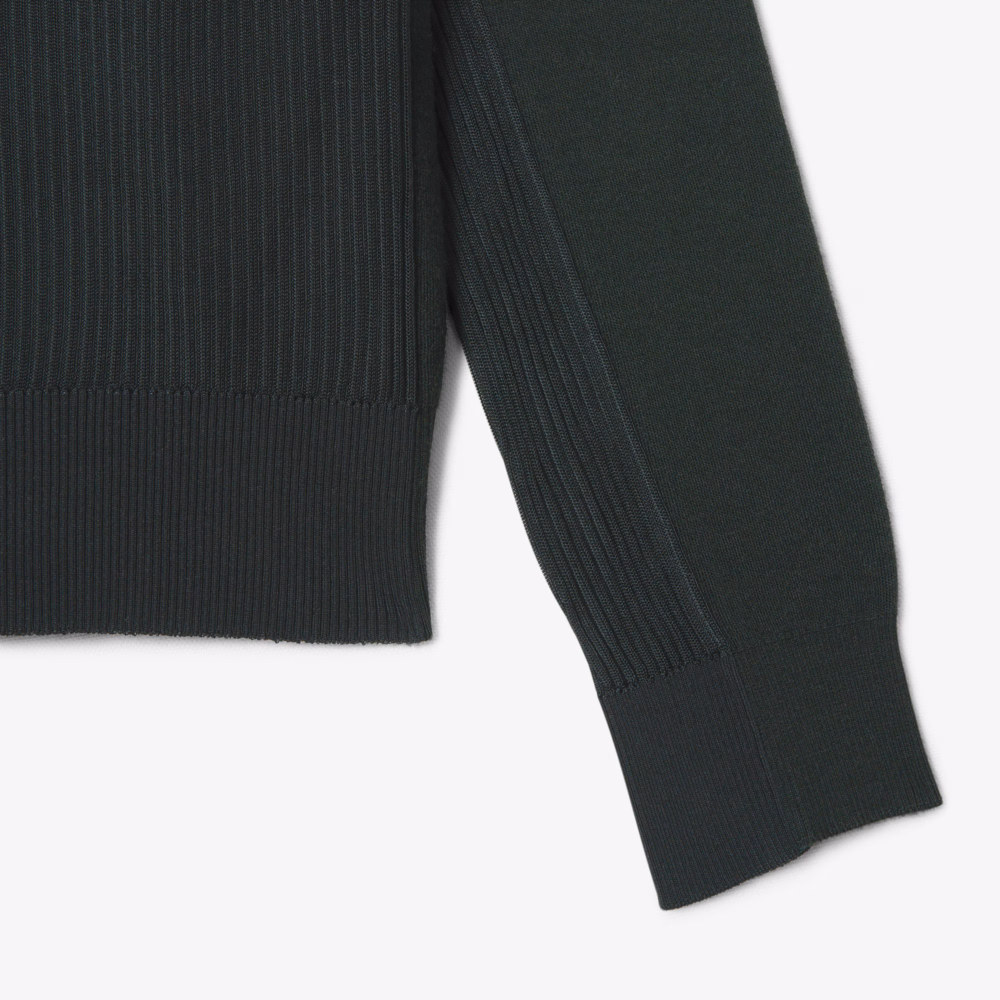 Runway Wool Blend Polo Collar Sweater