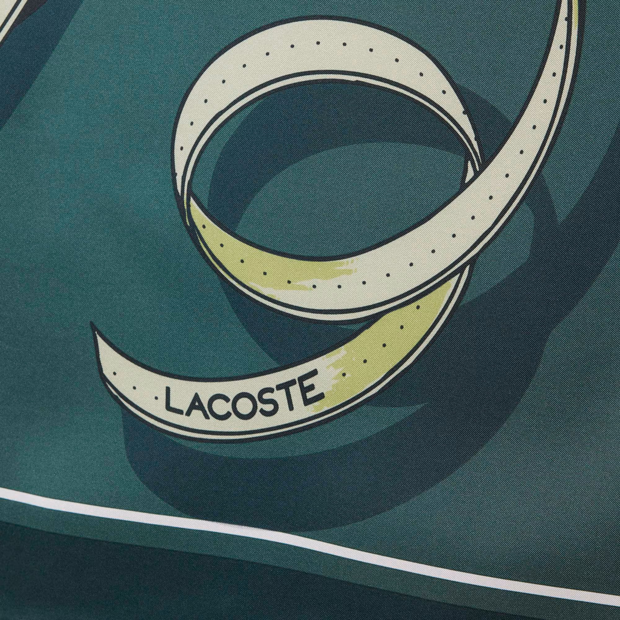 Runway Print Silk Square