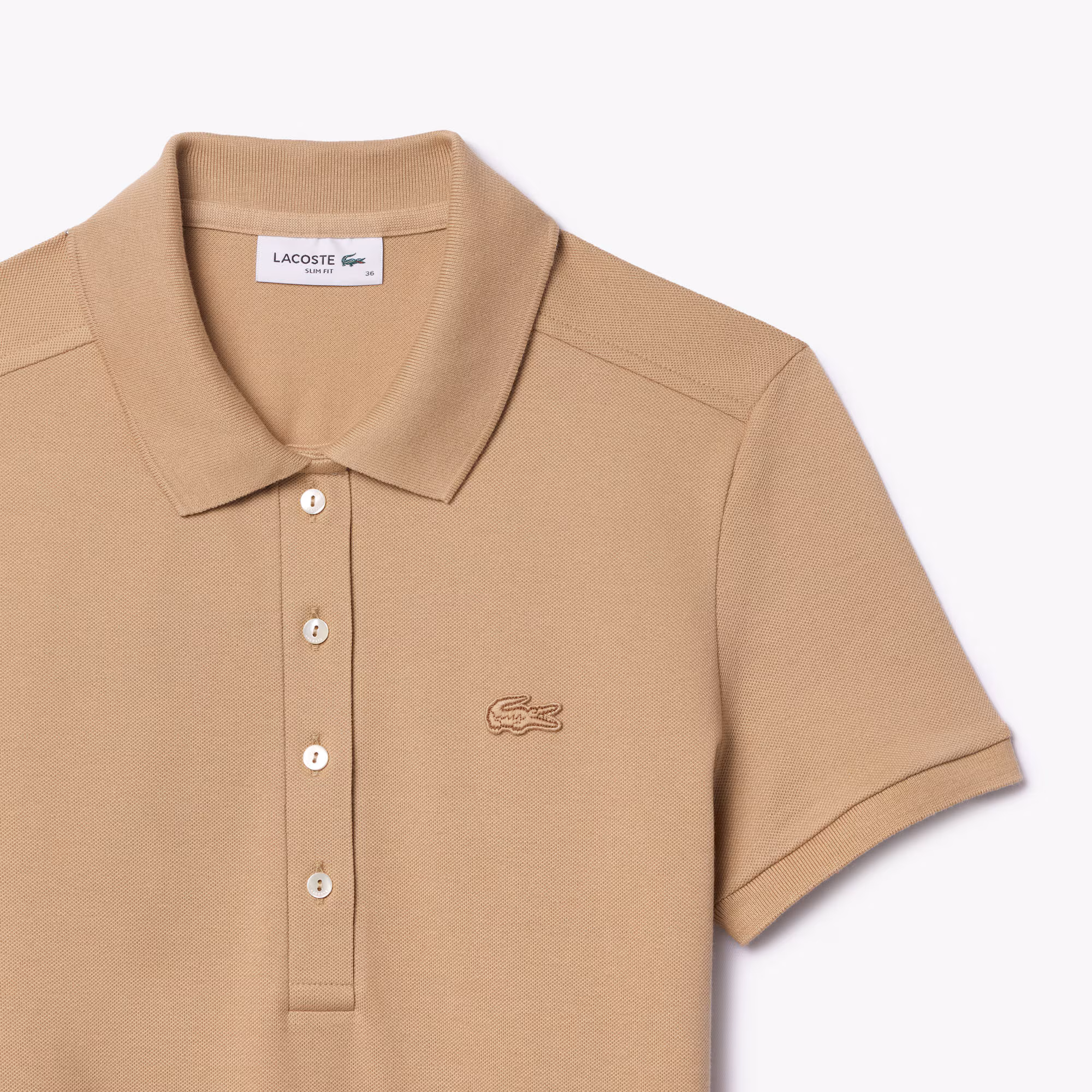 Women's Slim Fit Stretch Mini Piqué Polo Dress