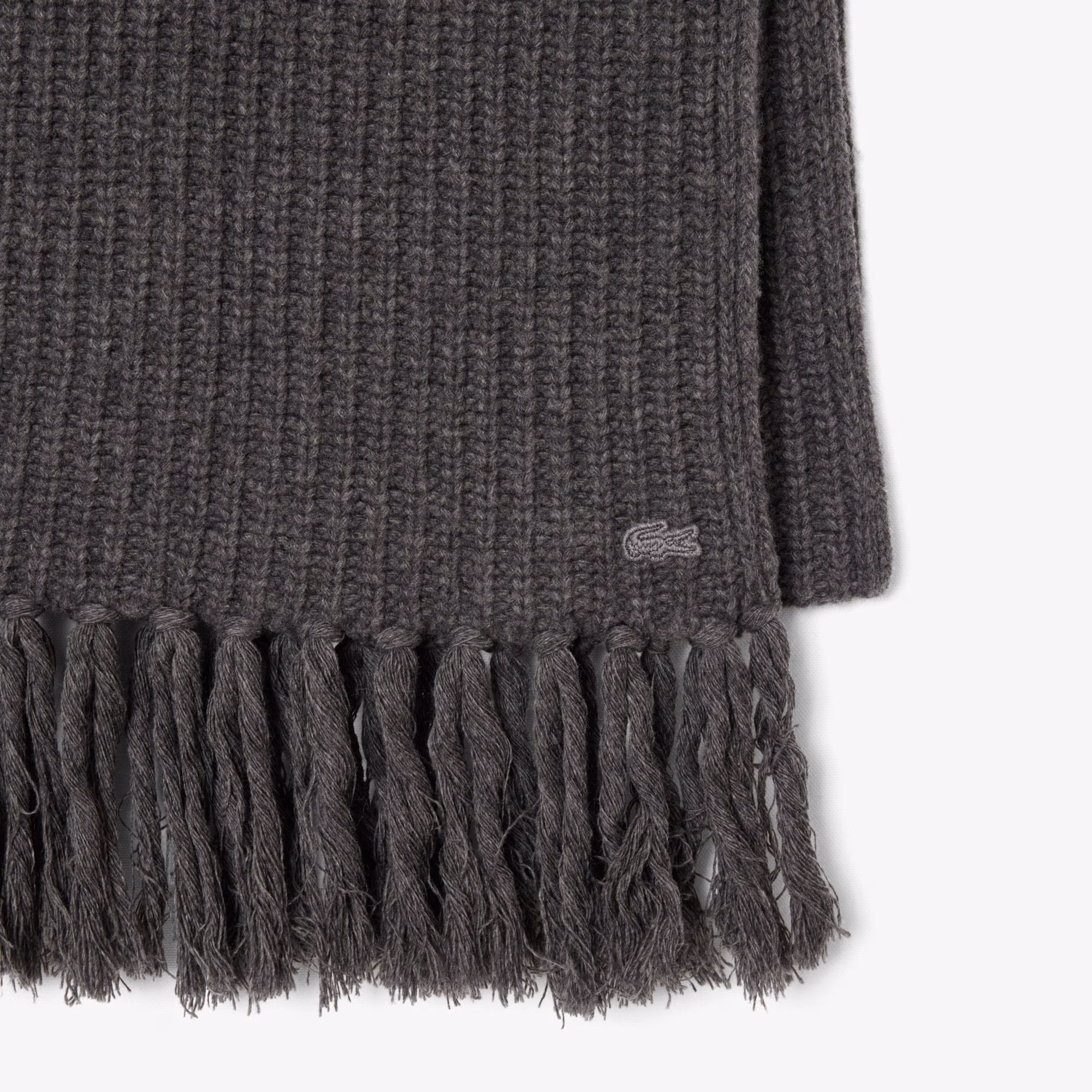 Women's Fringed Wool Scarf