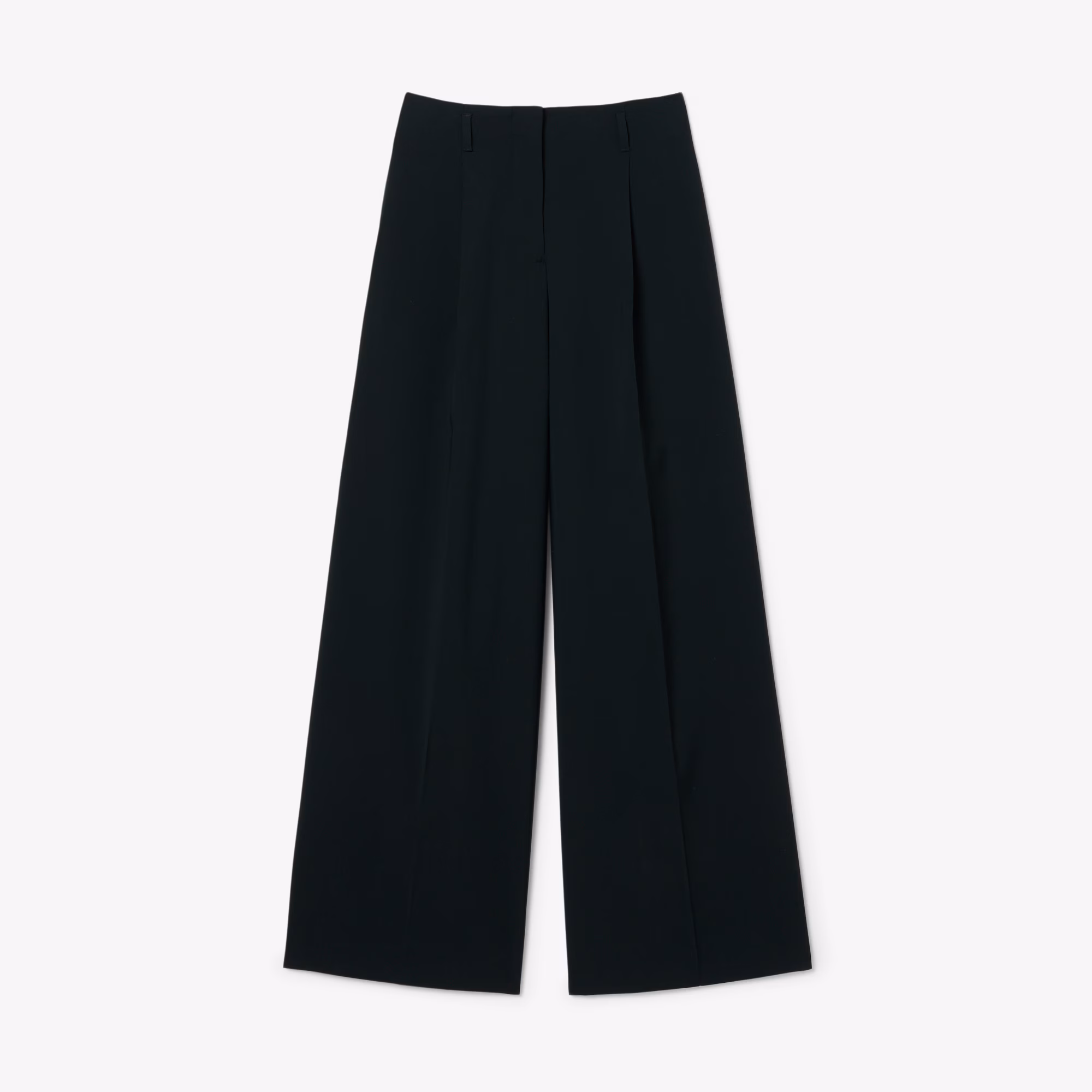 Runway Wide Fit Wool Blend Pants