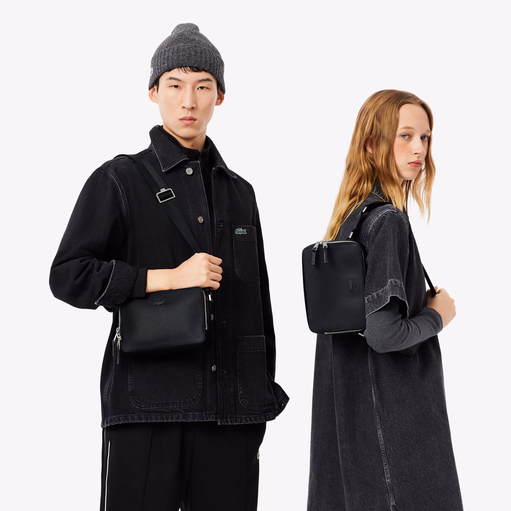 Small Chantaco Leather Reporter Bag