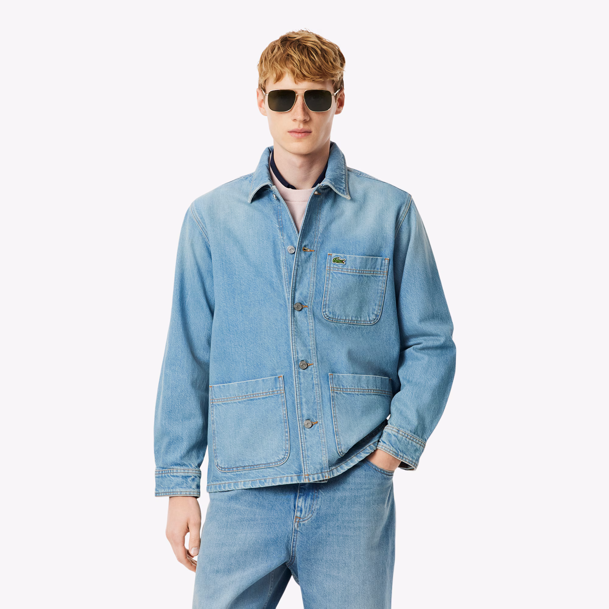 Men's Heavy Cotton Denim Overshirt