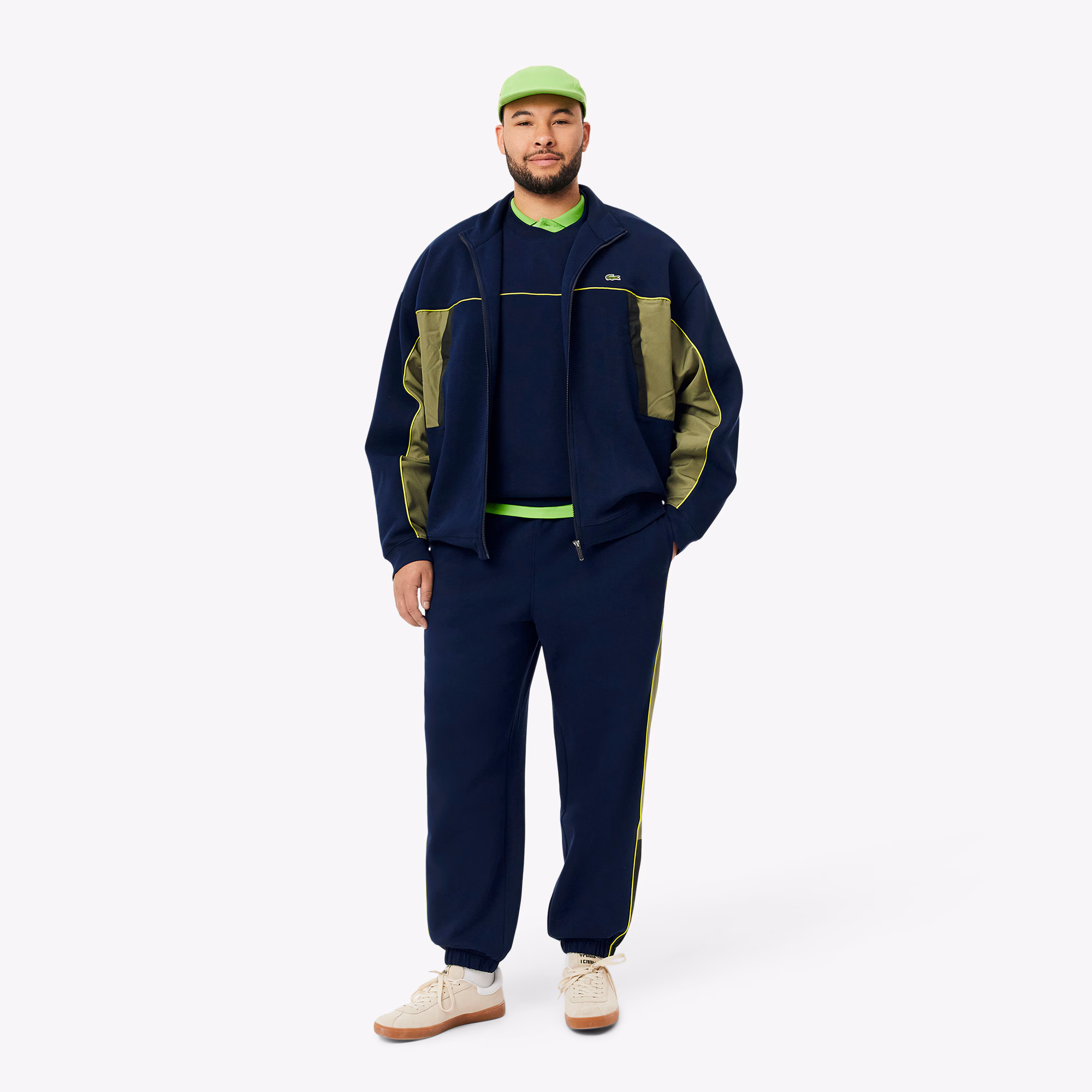 Men's Regular Fit Piqué Sweatpants
