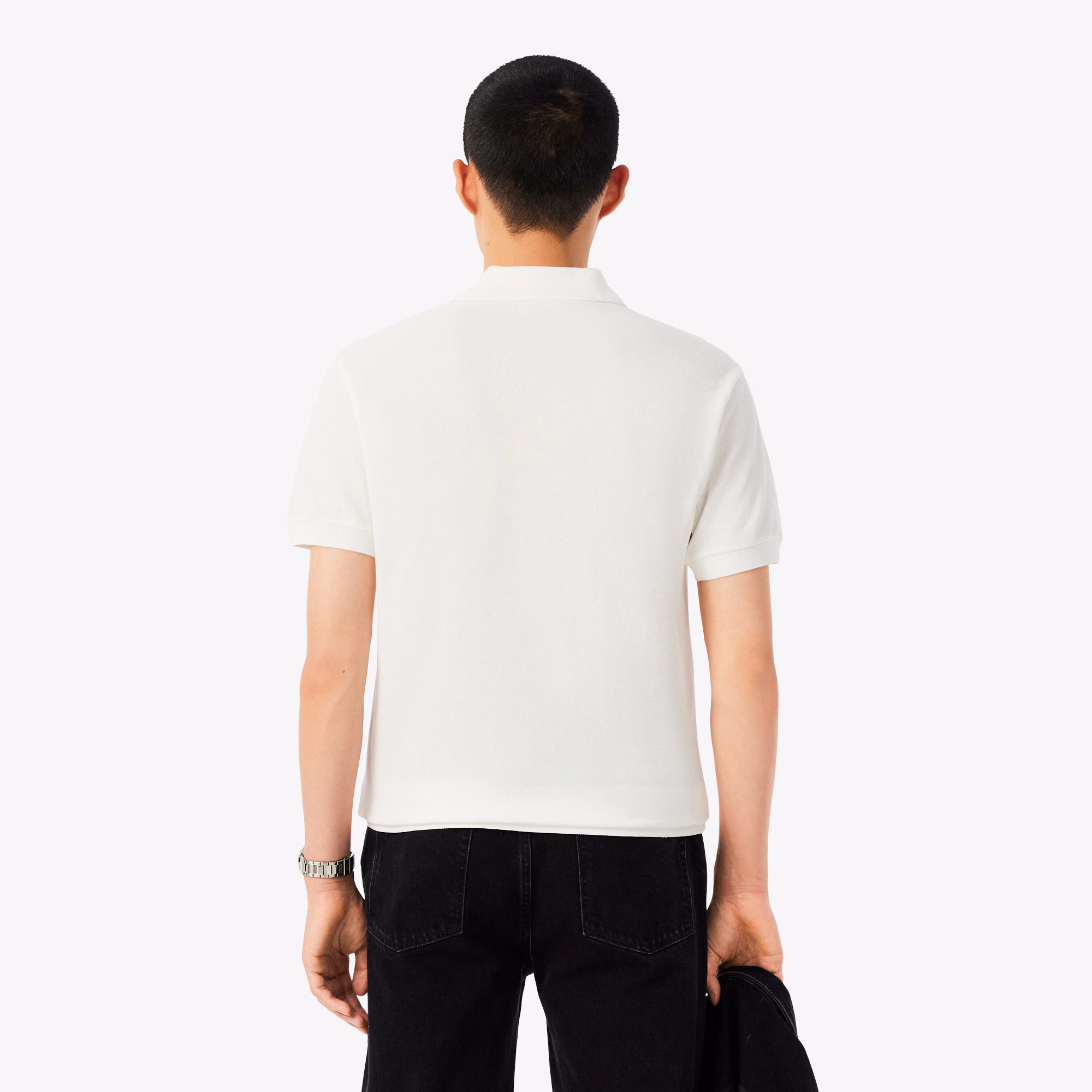 Men's Classic Fit Petit Piqué Badge Polo