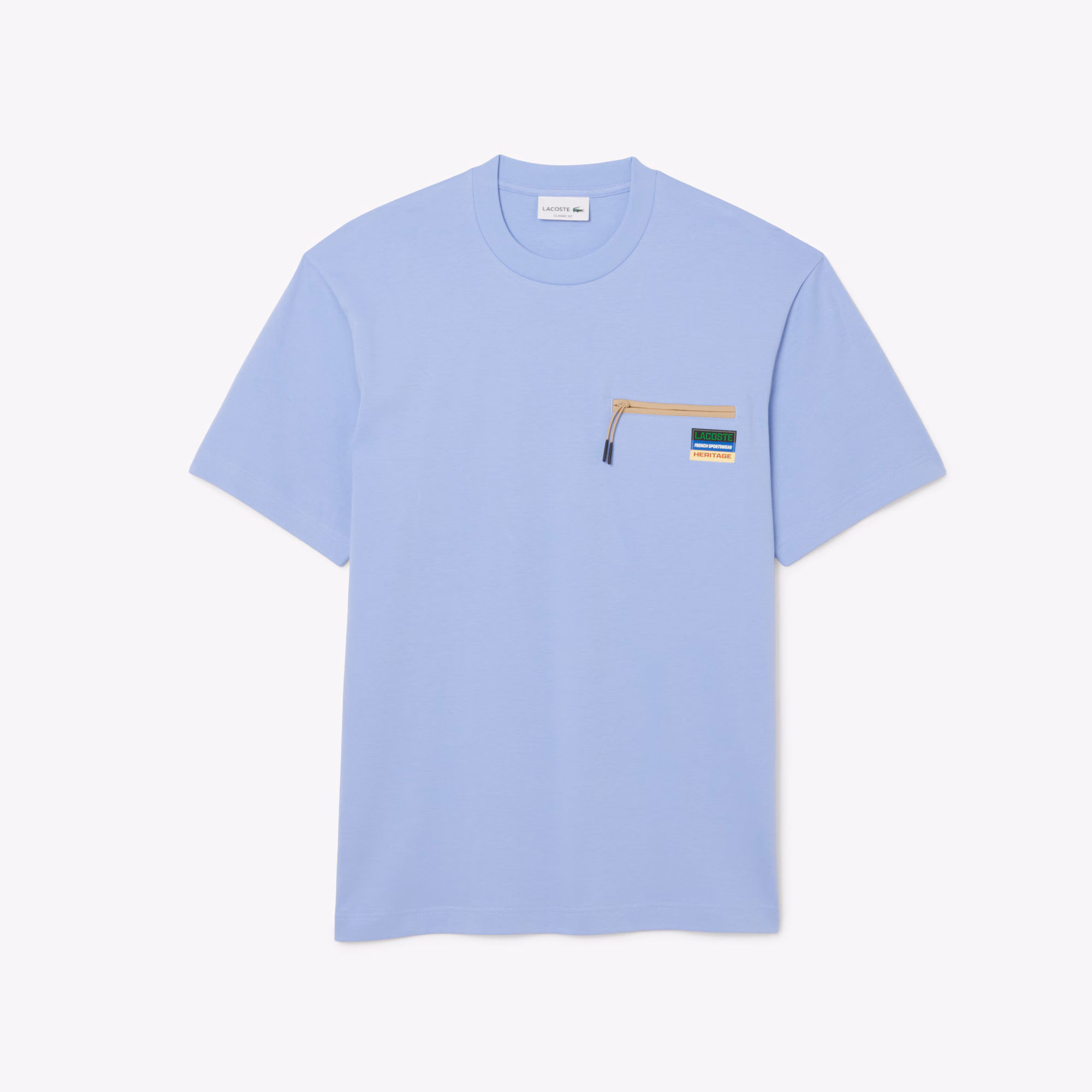 Men's Zipper Pocket Interlock T-Shirt