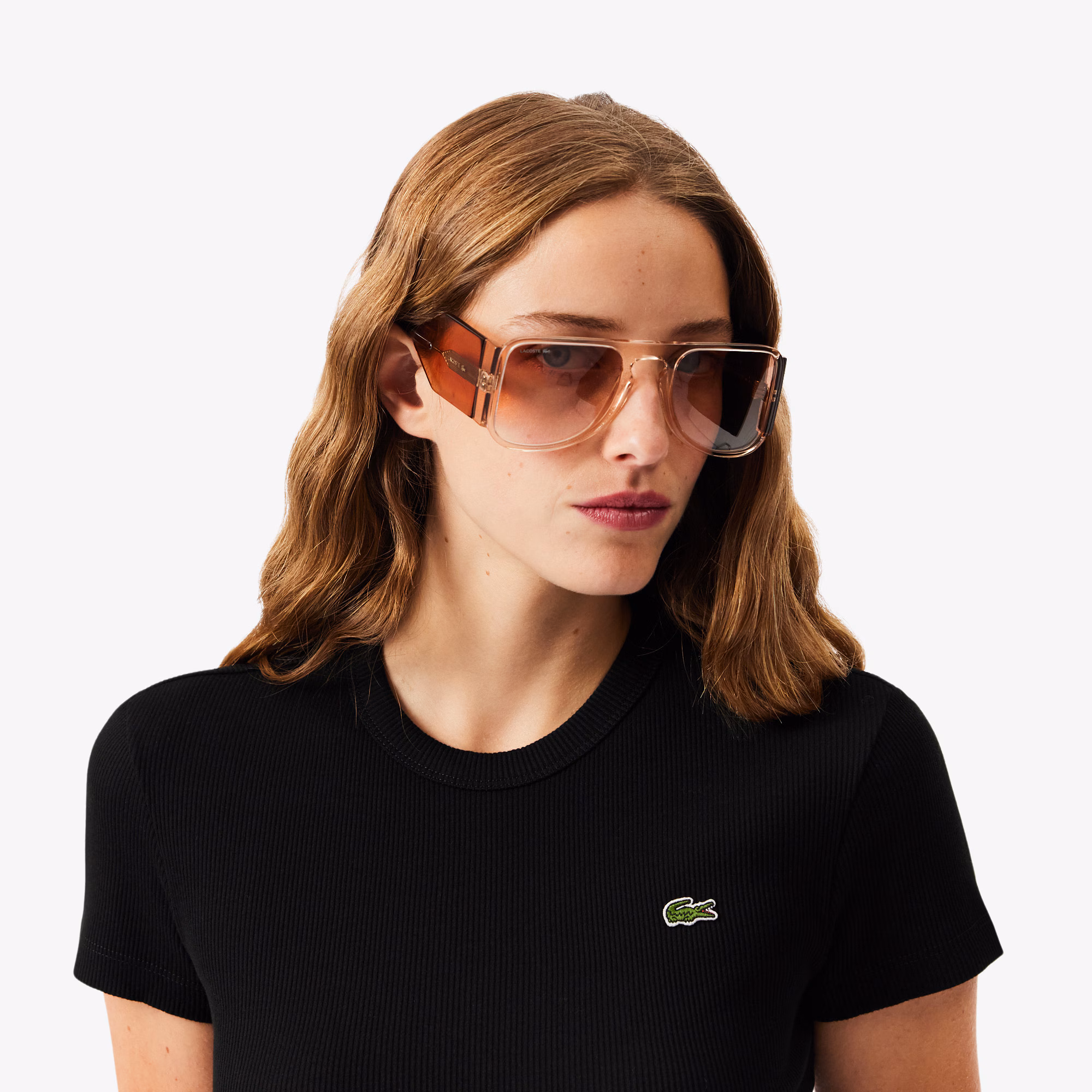 Women's Slim Fit Ribbed Cotton T-Shirt