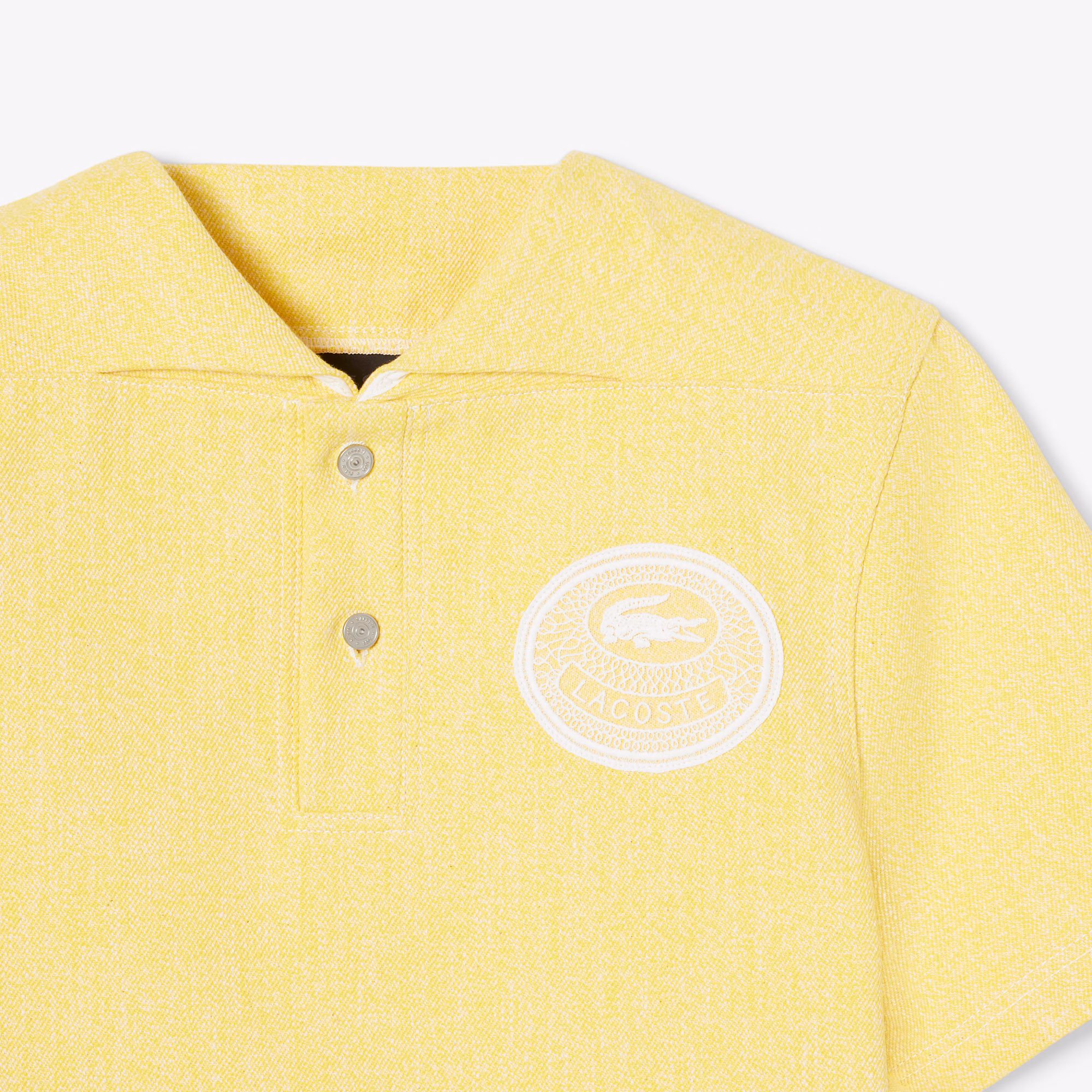 Men's Runway Oversized Denim Polo