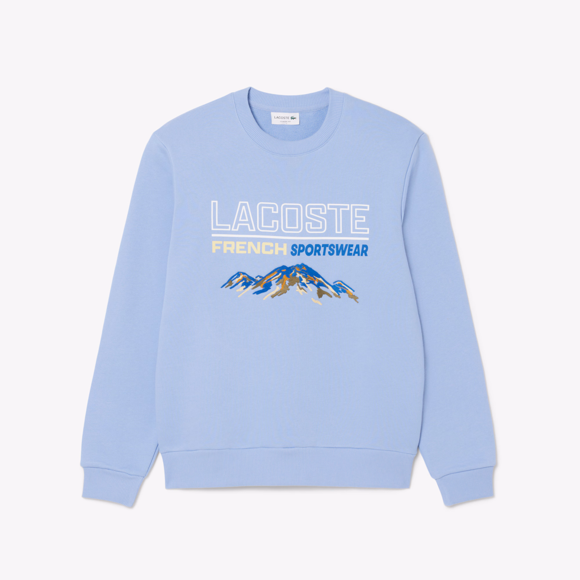 Men's Embroidered Motif Fleece Sweatshirt