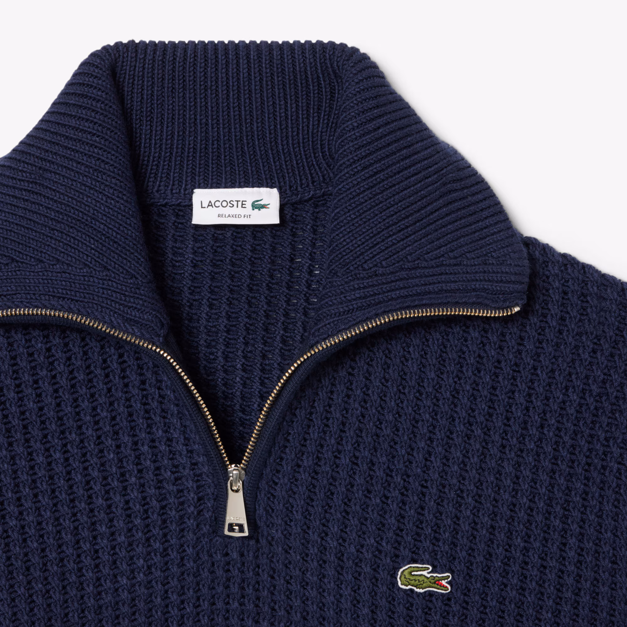 Men's Half-Zip Heavy Wool Sweater