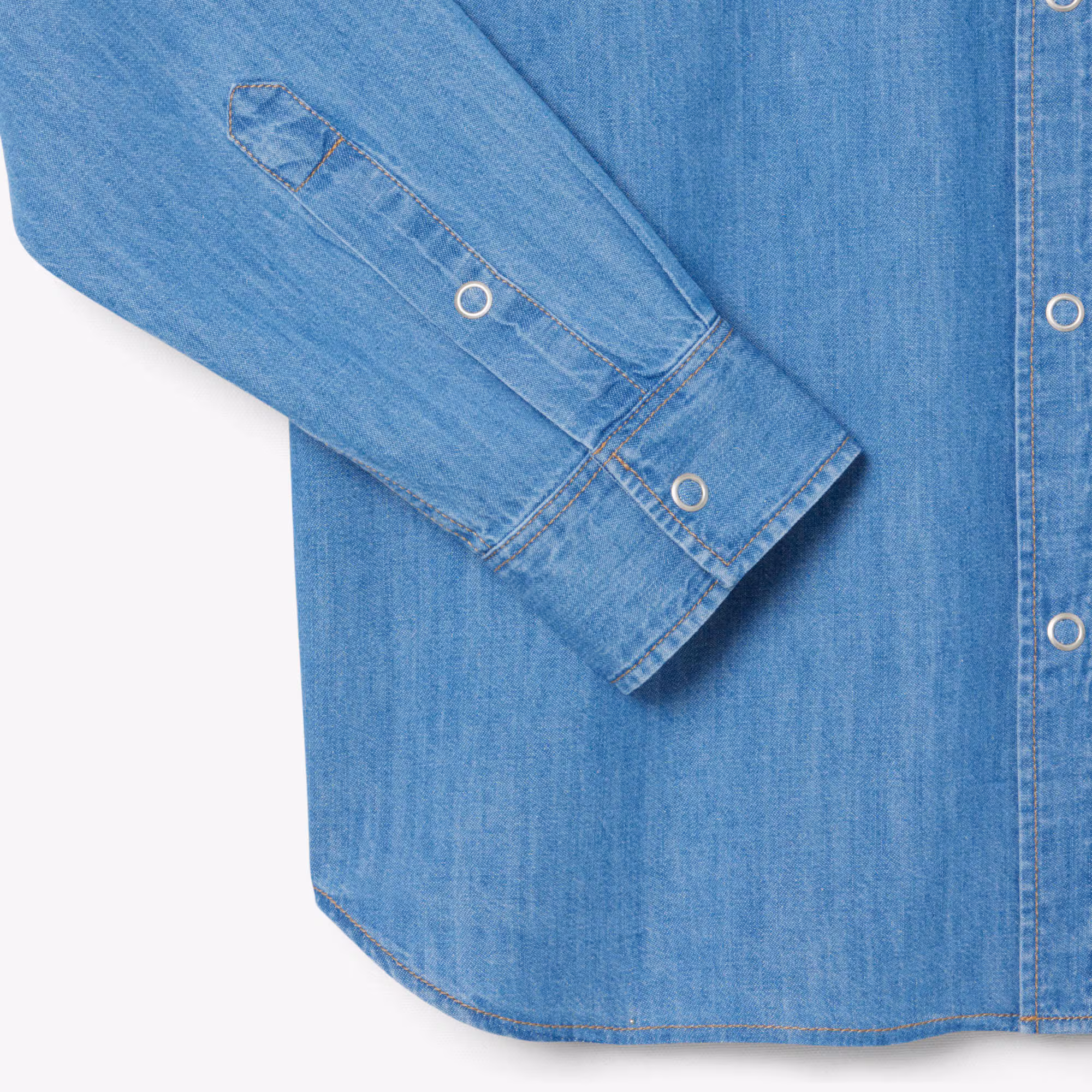 Men's Regular Fit Lightweight Denim Shirt