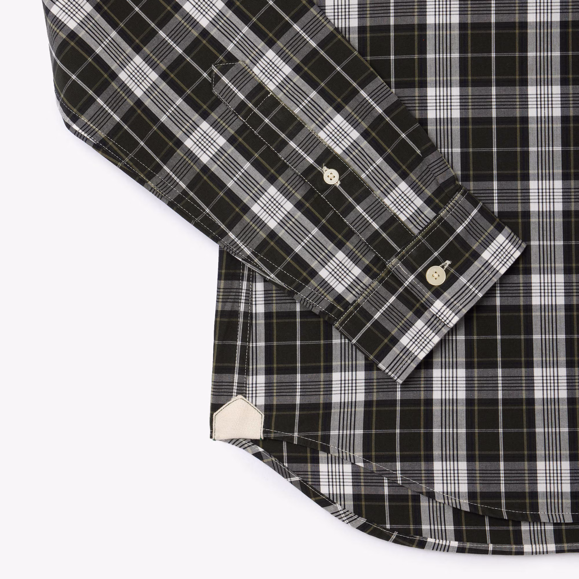 Men's Slim Fit Stretch Plaid Shirt